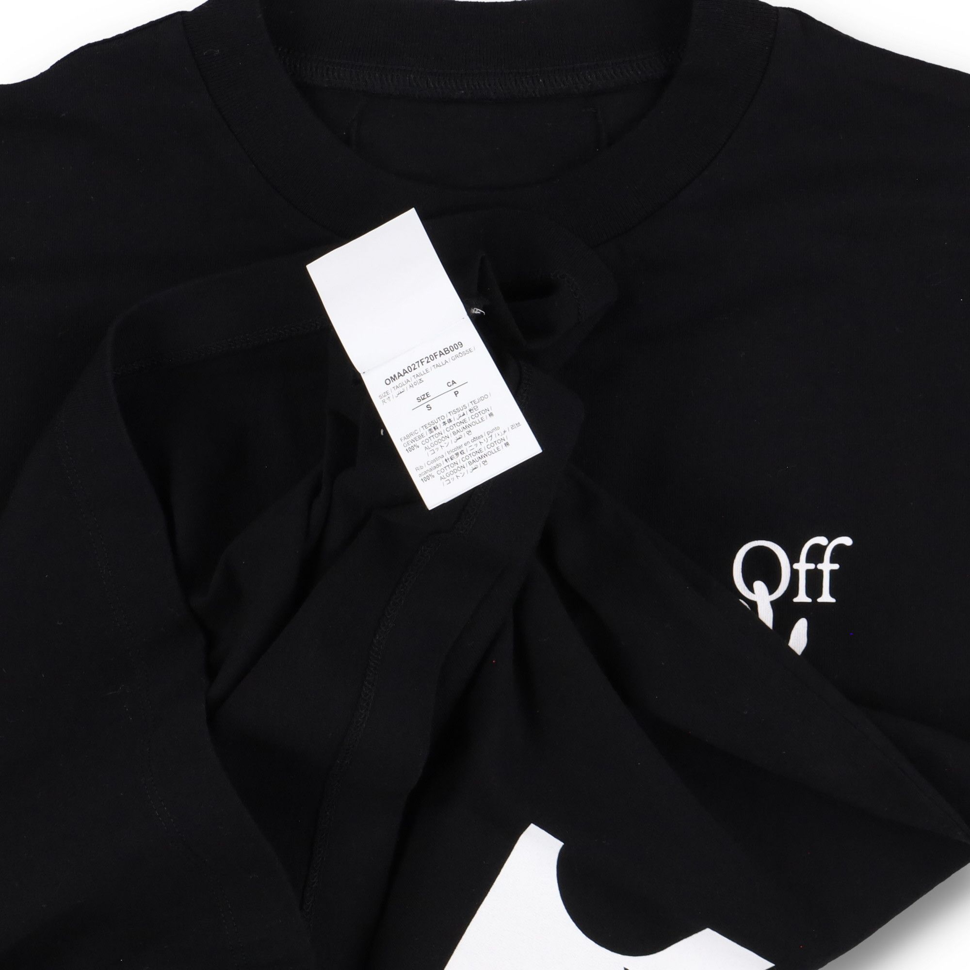 Off-White Black Cut Here Logo Arrows T-Shirt Size US S / EU 44-46 / 1 - 7 Thumbnail