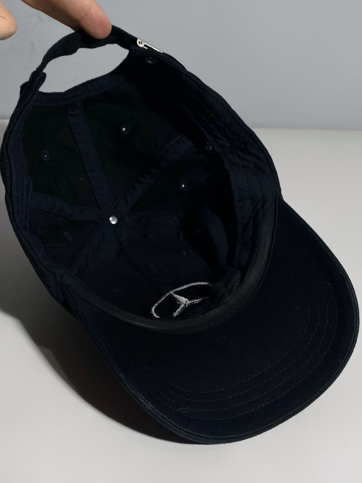 Mercedes-Benz Vintage Mercedes Benz y2k racing black cap hat streetwear Size ONE SIZE - 7 Thumbnail