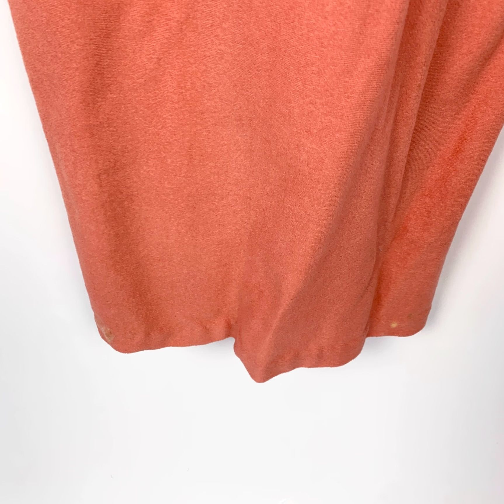 Velour VINTAGE Lounge Craft Shirt Empire Waist Velour Coral 1950s M Casual Womens/Mens Size M / US 6-8 / IT 42-44 - 7 Thumbnail
