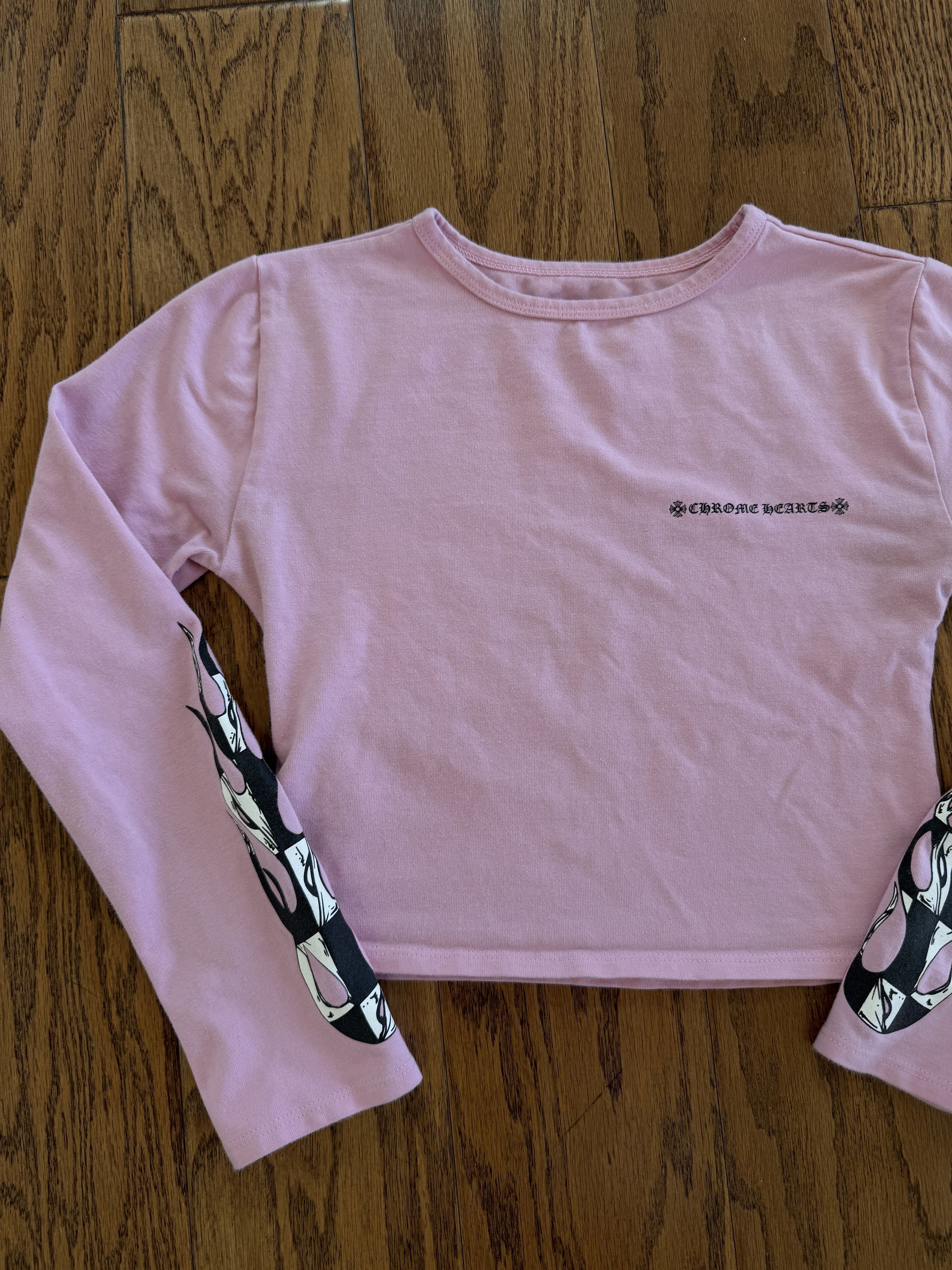 Chrome Hearts CH Matty Boy Pink Long Sleeve Size M / US 6-8 / IT 42-44 - 4 Thumbnail
