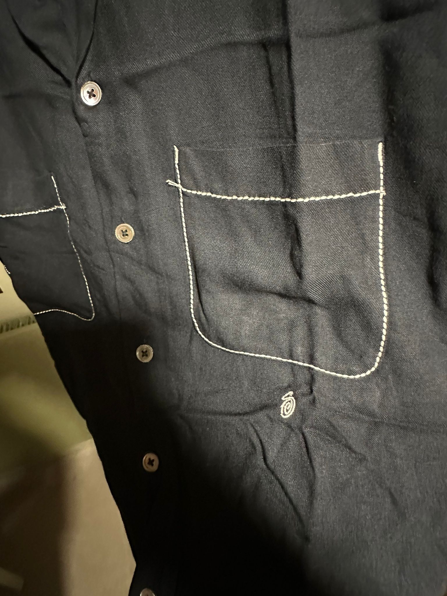 Stussy Stussy Contrast Pick Stitched Short Sleeve Shirt Size US S / EU 44-46 / 1 - 9 Thumbnail