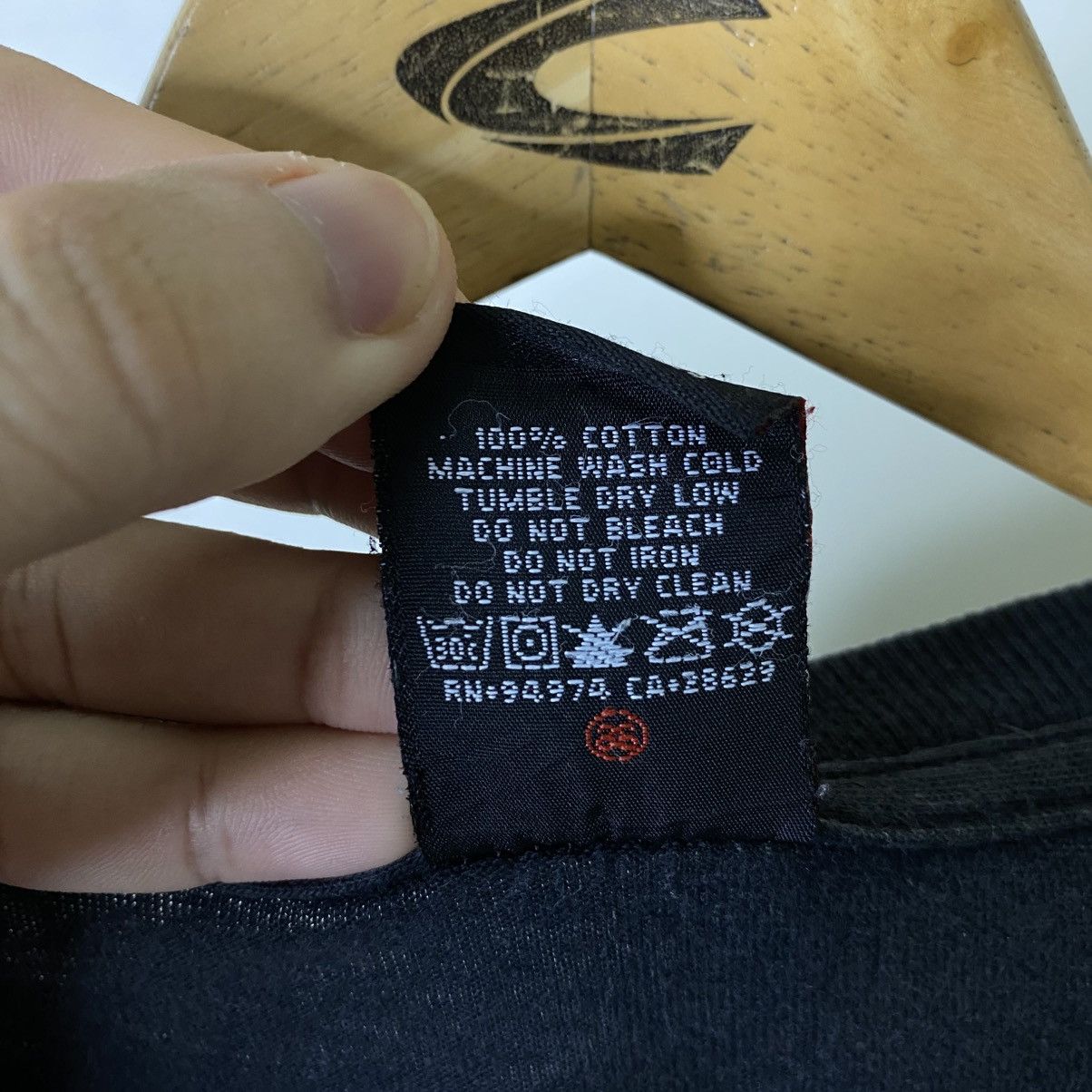 Stussy Vintage 2000s Stussy 30 Black on Black T Shirt Size US M / EU 48-50 / 2 - 4 Thumbnail