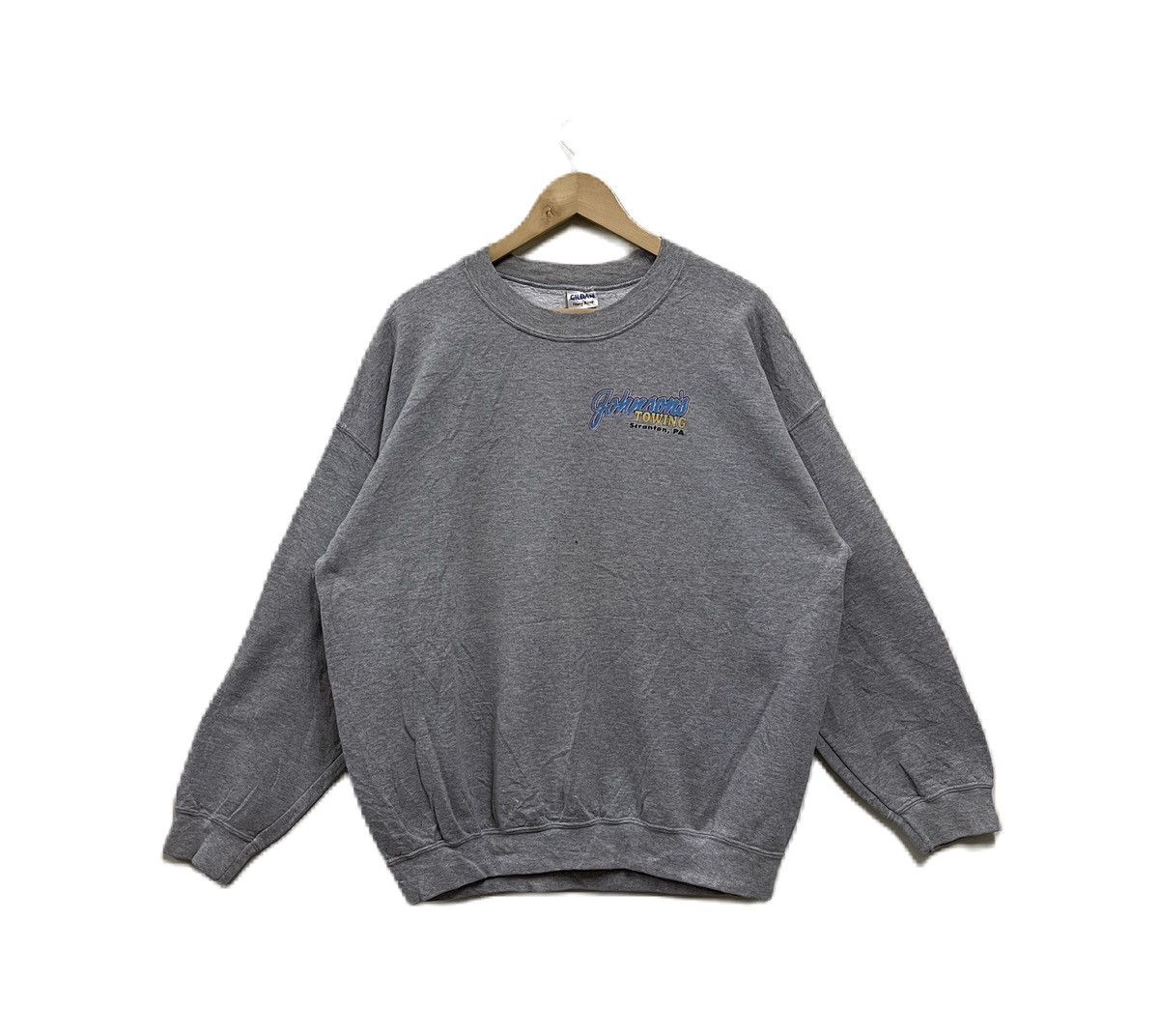 Vintage Vintage Johnsons Towing Sweatshirt Pullover Size US XL / EU 56 / 4 - 2 Thumbnail