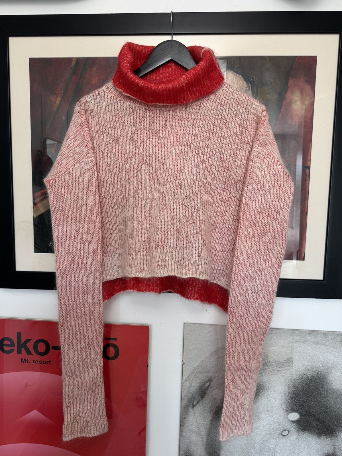 Acne Studios Oversize Knit Acne Studios Mohair Wool Turtelneck Sweater Size M / US 6-8 / IT 42-44 - 1 Thumbnail