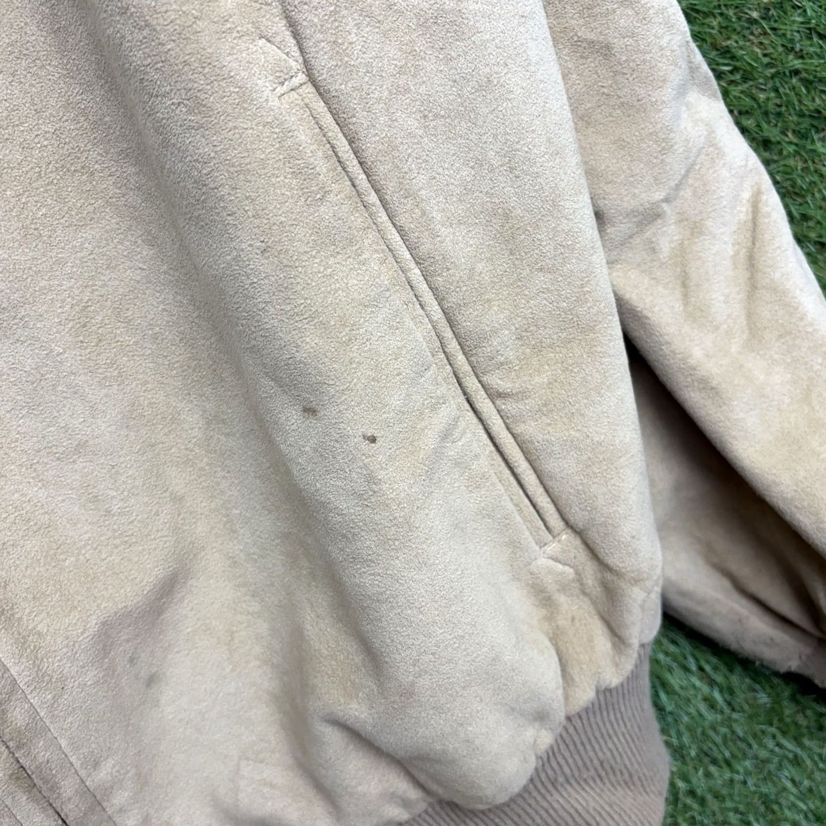 Vintage Lakeland Western Jacket Mens 44 Large Vintage Suede Zip Up Bomber 80s 90s Jacket Size US S / EU 44-46 / 1 - 7 Thumbnail