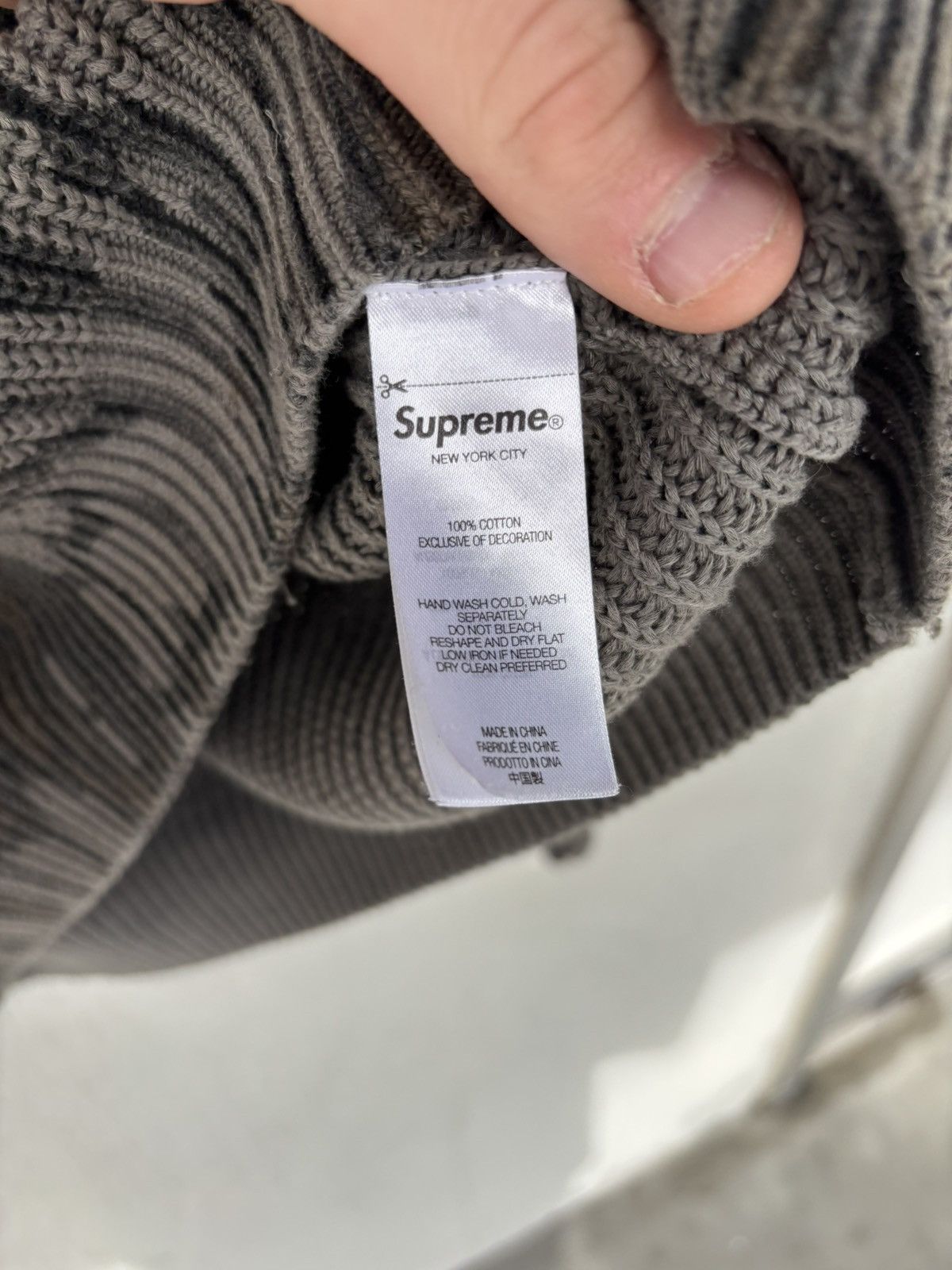 Supreme Supreme mossy oak cable knit crew Size US XL / EU 56 / 4 - 3 Thumbnail