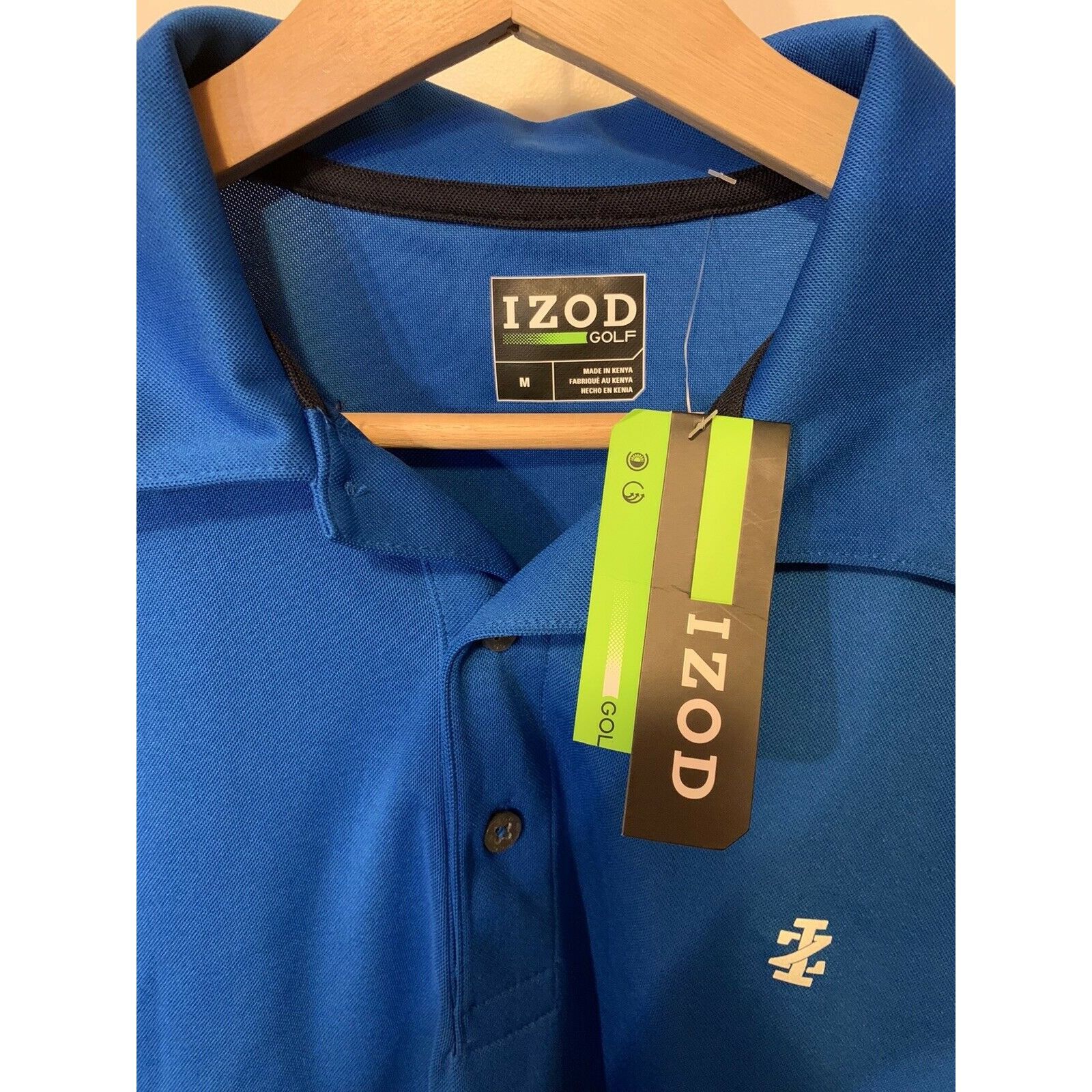 Izod New IZOD Golf Blue Athletic Golf Polo Shirt Men’s Sz M Size US M / EU 48-50 / 2 - 2 Thumbnail