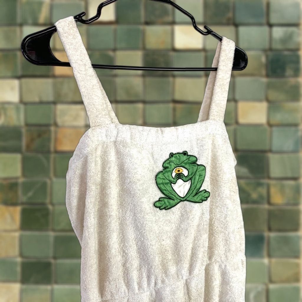 Vintage VINTAGE Cuddl Duds Romper One-Piece Shirt Womens S White Terry Jumper Shorts Frog 70s Size S / US 4 / IT 40 - 1 Thumbnail
