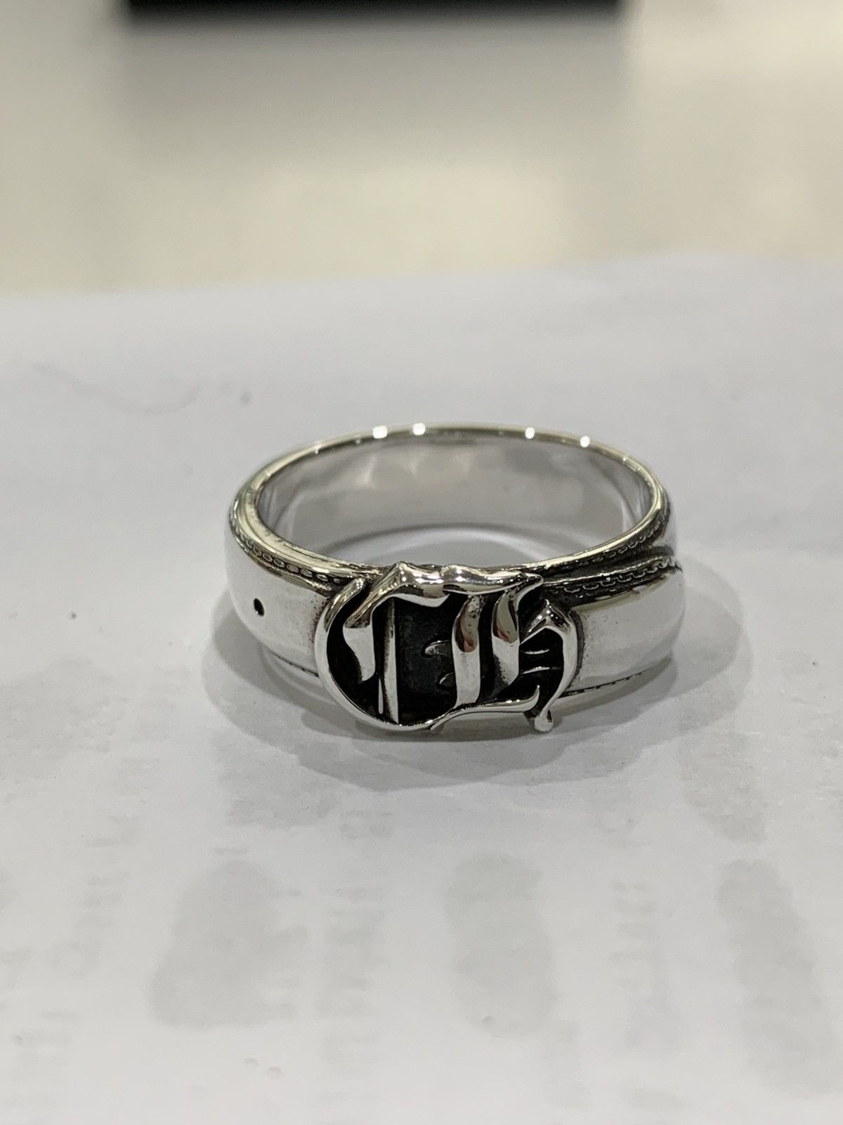 ★クロムハーツ★ Belted Belt CH Logo Silver Ring Chrome Hearts Silver CH Logo Belt Buckle Ring - SRM