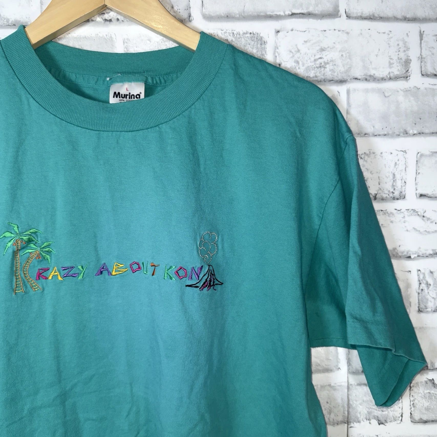 Vintage VINTAGE Murina Tee USA Theme Graphic Stitch Mens L Blue Single Stitch Shirt Size US L / EU 52-54 / 3 - 2 Thumbnail