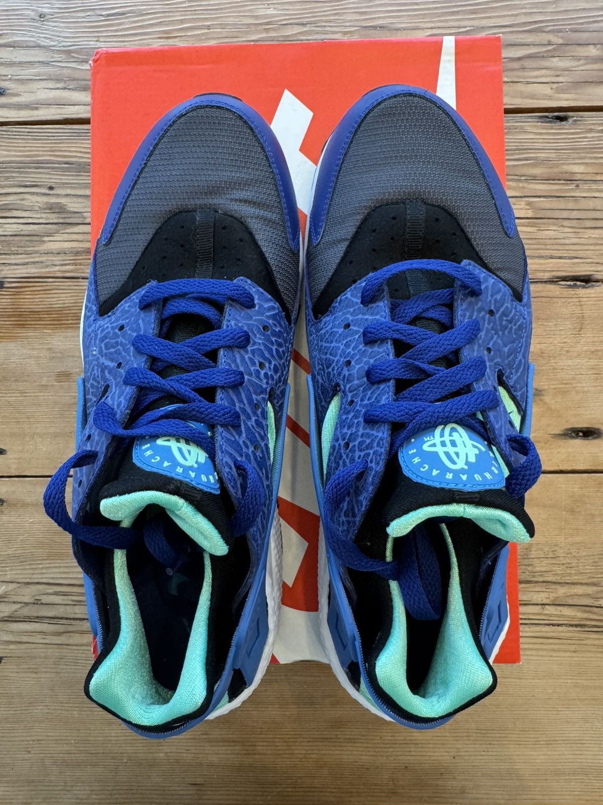 Nike Nike Air Huarache Size? Exclusive Deep Royal Size US 11.5 / EU 44-45 - 6 Thumbnail