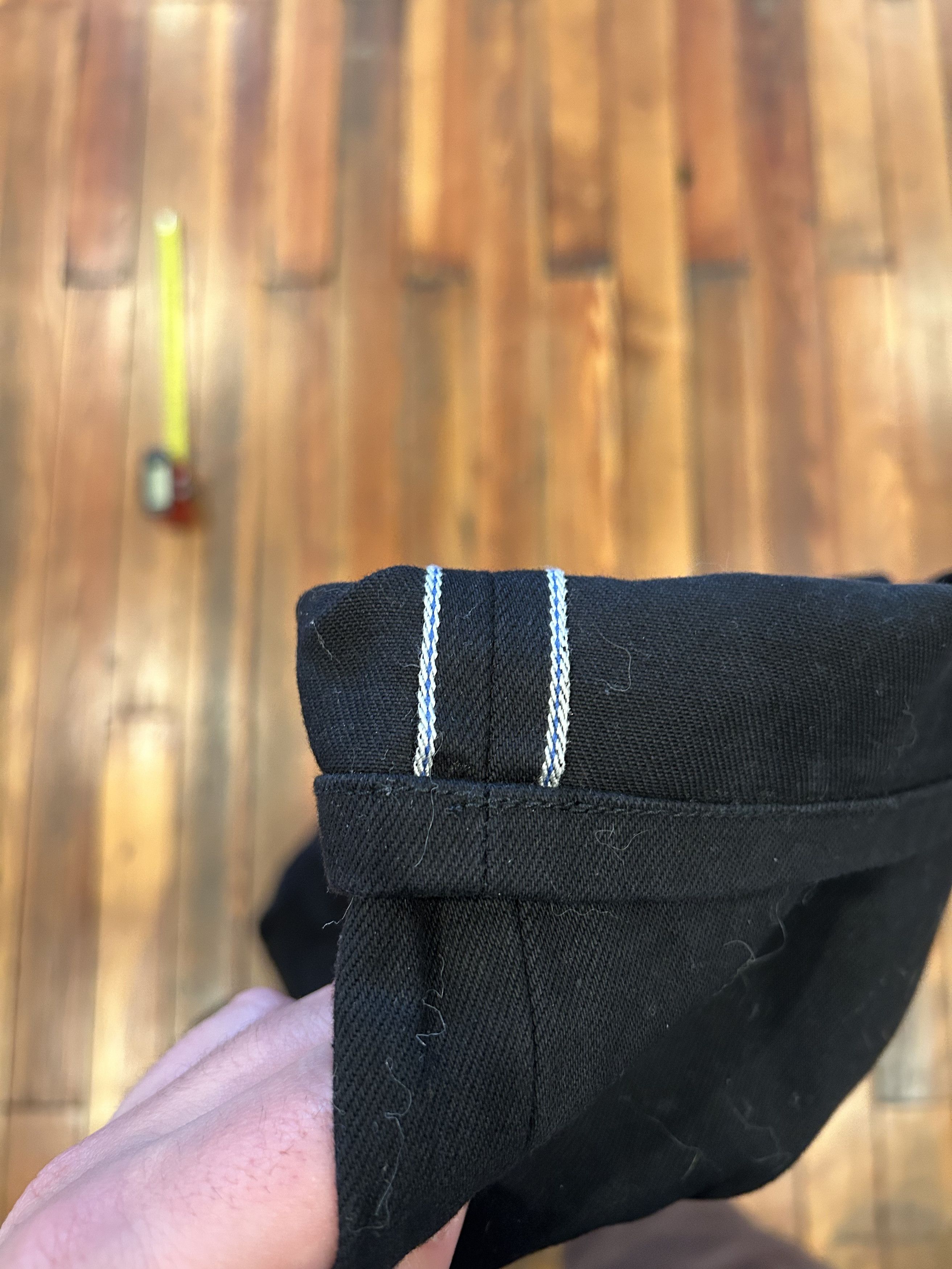 The Unbranded Brand Unbranded Tapered 12.5oz Raw Selvedge Jeans Size US 36 / EU 52 - 11 Thumbnail