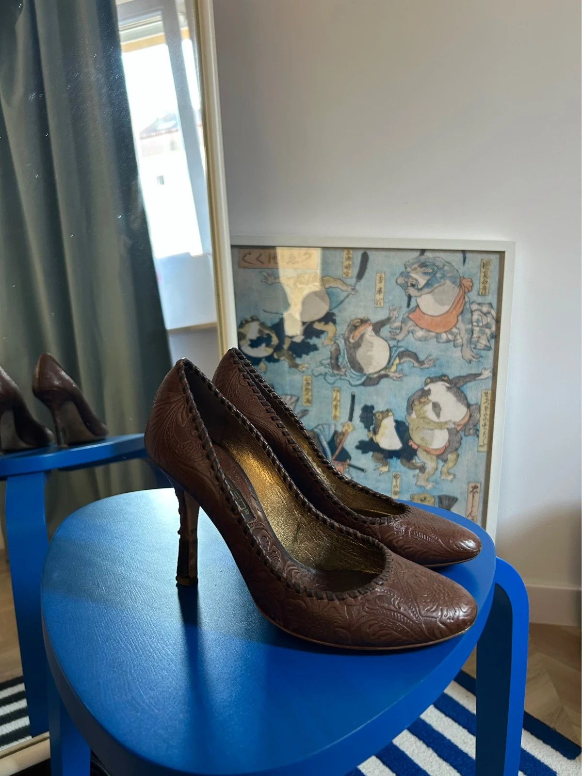 Dsquared2 Dsquared2 Brown Leather Heels Size US 6 / IT 36 - 2 Thumbnail