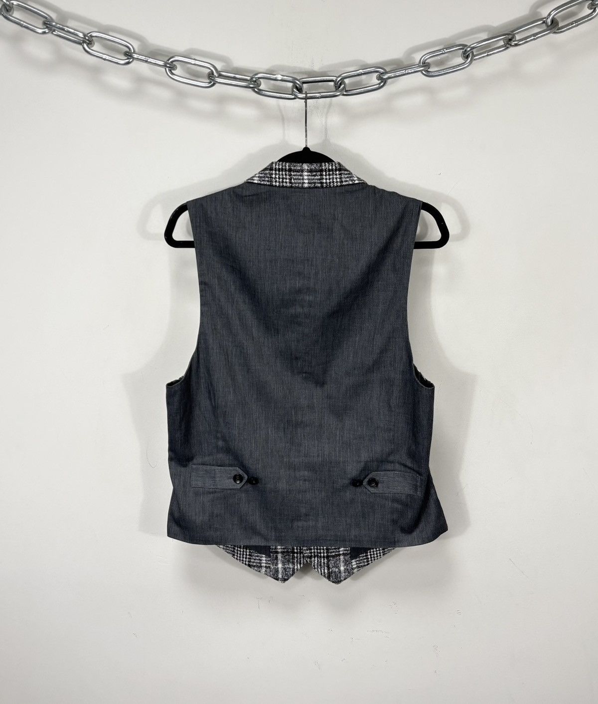 Suitsupply Suitsupply Veneto NEW Men’s Grey Check Alpaca Waistcoat Vest Size 38R - 2 Thumbnail
