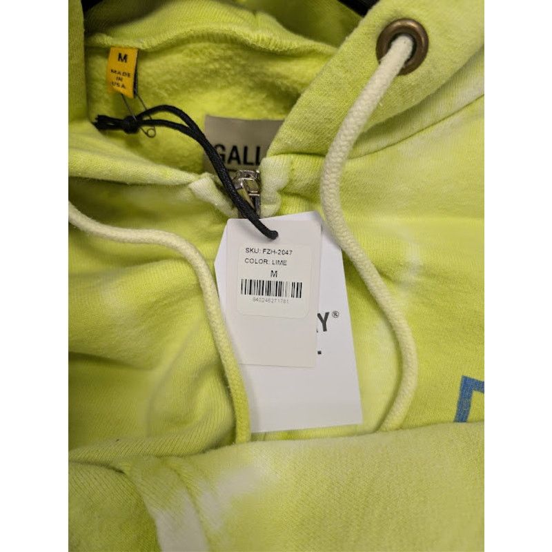 Gallery Dept. o1rshd1 French Logo Zip Up Hoodie in Lime Green M Size US M / EU 48-50 / 2 - 20 Thumbnail