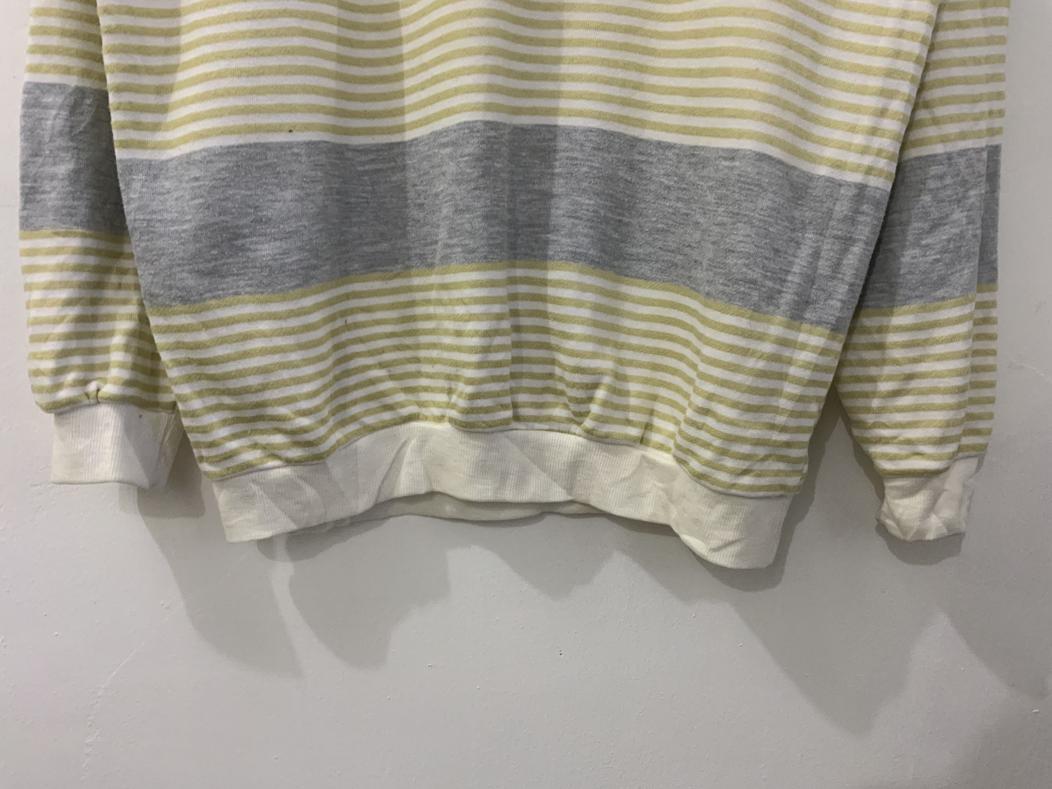 Japanese Brand Vintage Itarnos Striped Japan Made Sweatshirt Size US L / EU 52-54 / 3 - 5 Thumbnail