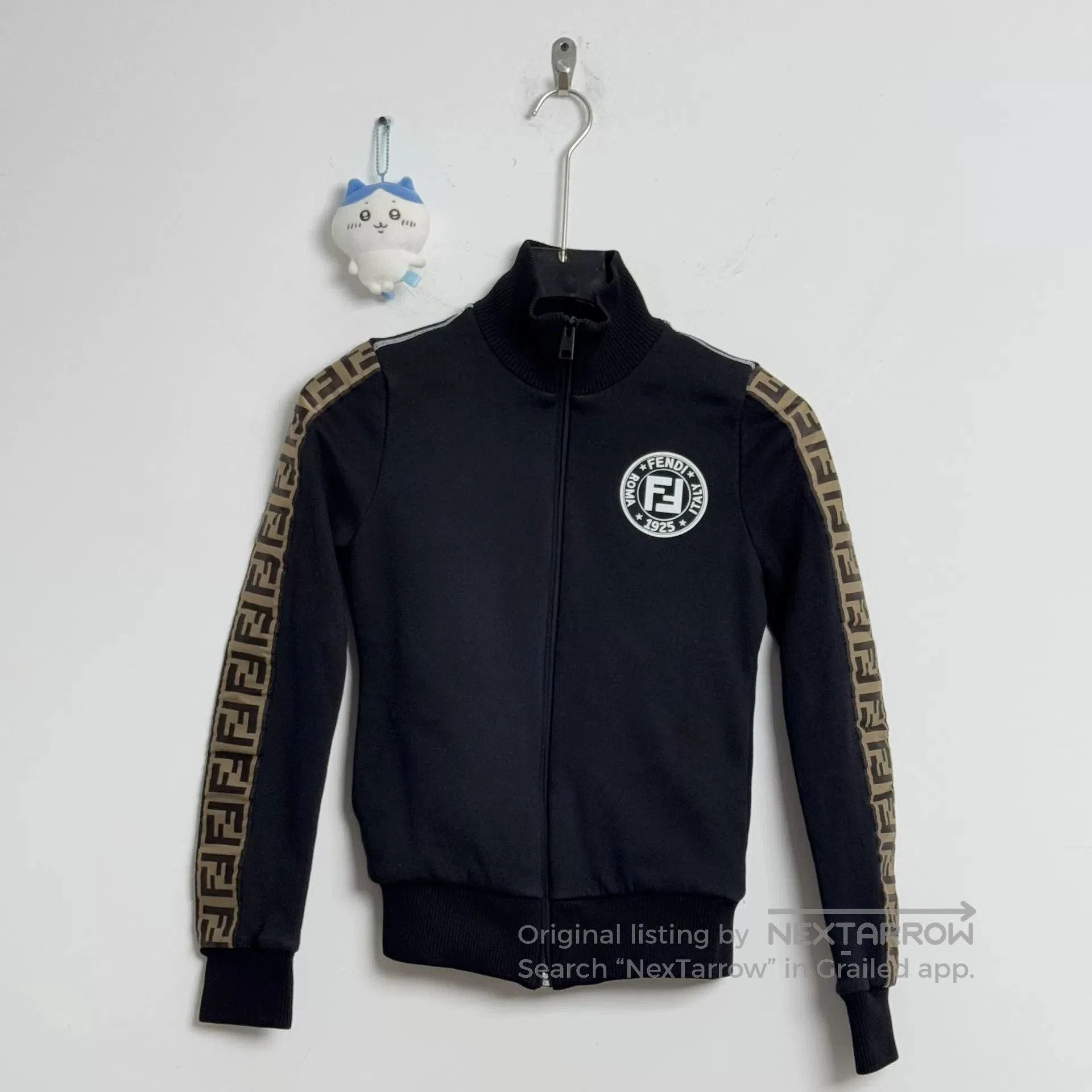 Fendi Fendi Black Double F Logo Zip Jacket. Size US S / EU 44-46 / 1 - 1 Thumbnail