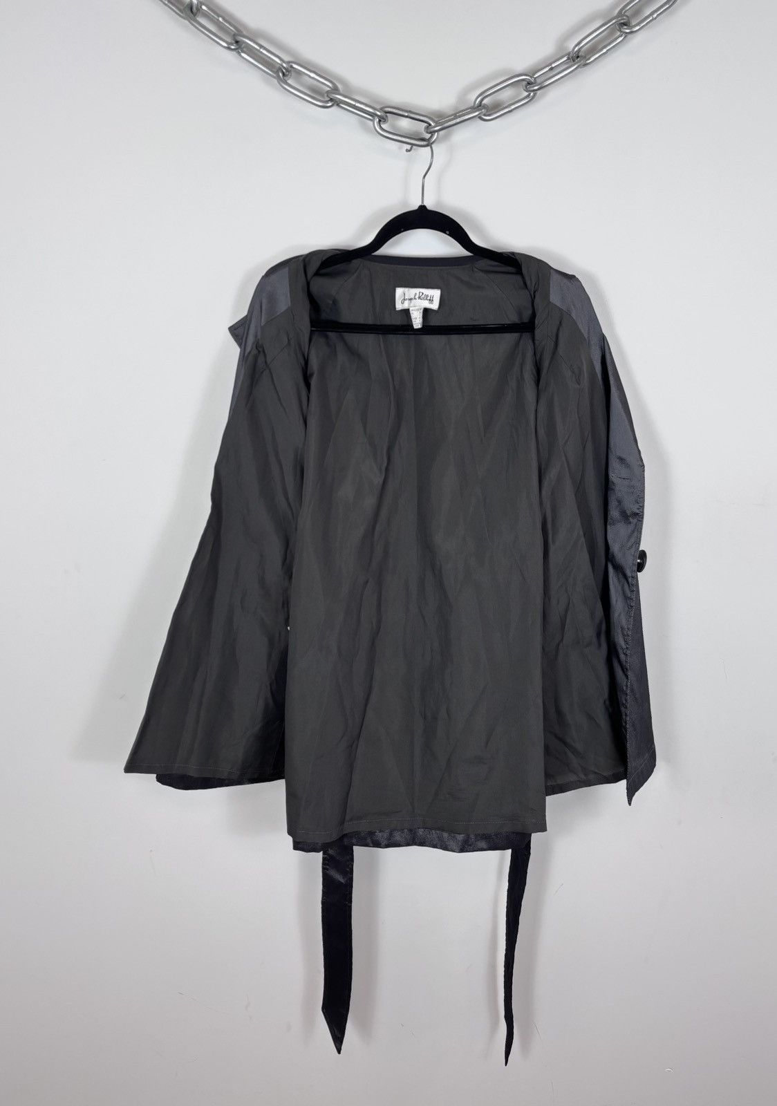 Joseph Ribkoff Joseph Ribkoff Women’s Belted Shiny Double Breasted Coat Size L / US 10 / IT 46 - 12 Thumbnail