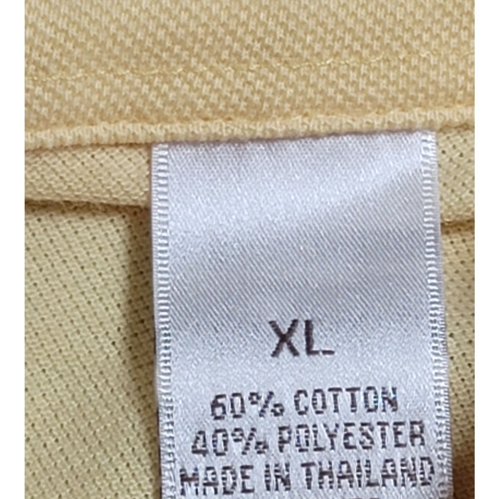 Other Draper's & Damon's Yellow Long Sleeve Polo Top XL Size XL / US 12-14 / IT 48-50 - 5 Thumbnail