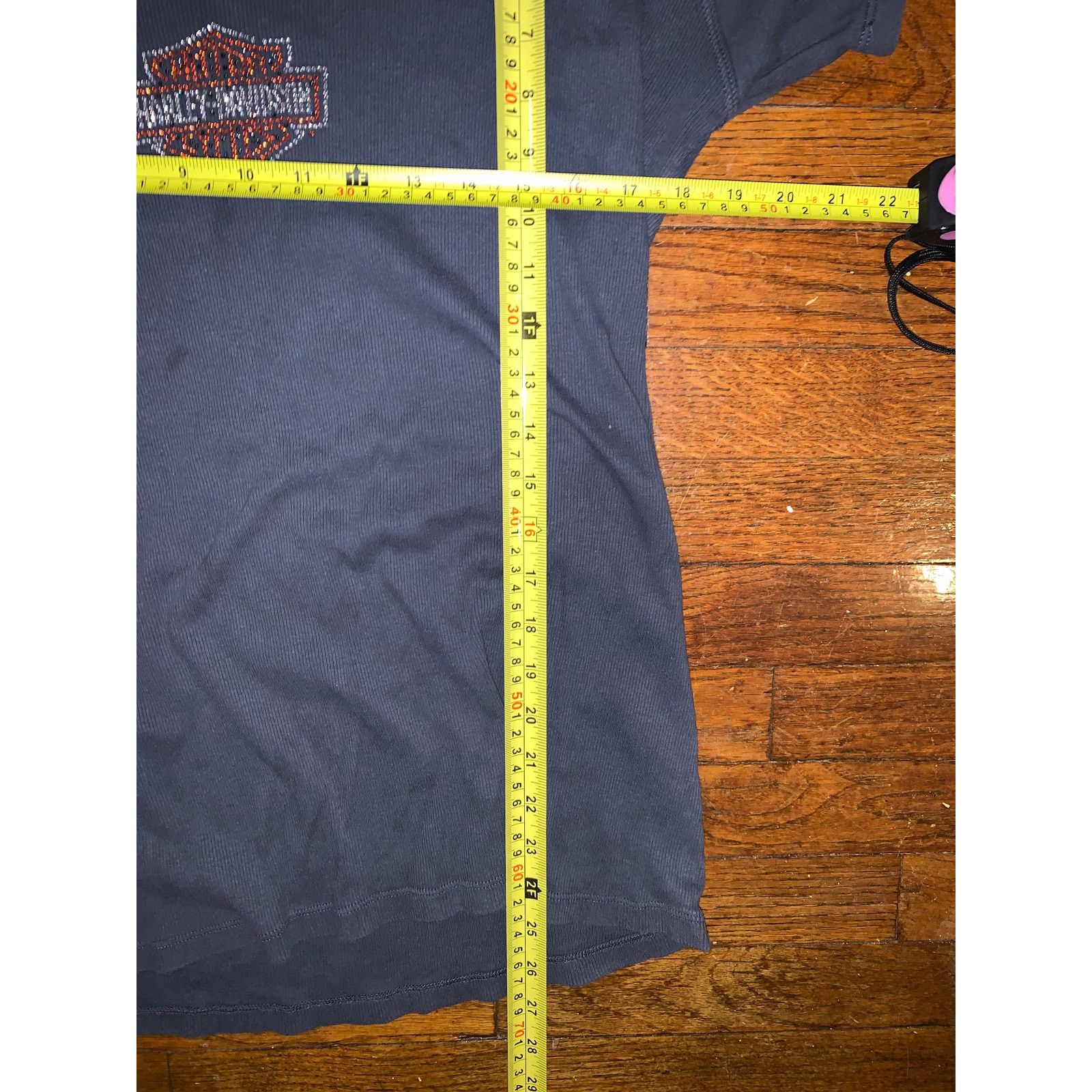 Harley Davidson Harley Davidson Rhinestone Logo T Shirt Womens XS USA Gray Size XXL / US 16-18 / IT 52-54 - 7 Thumbnail