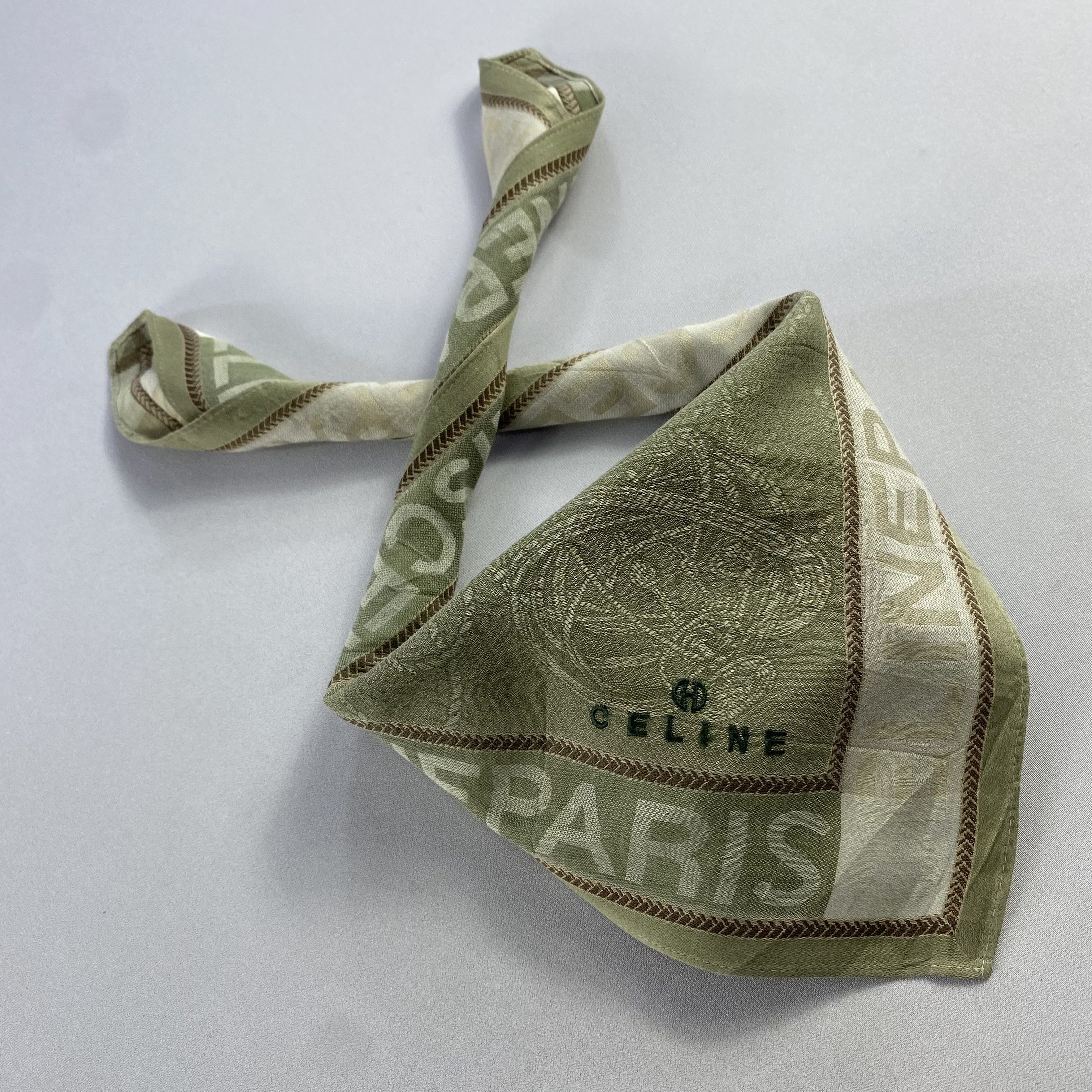 Celine × Vintage Celine Bandana/ Handkerchief / Neckerchief Size ONE SIZE - 2 Thumbnail