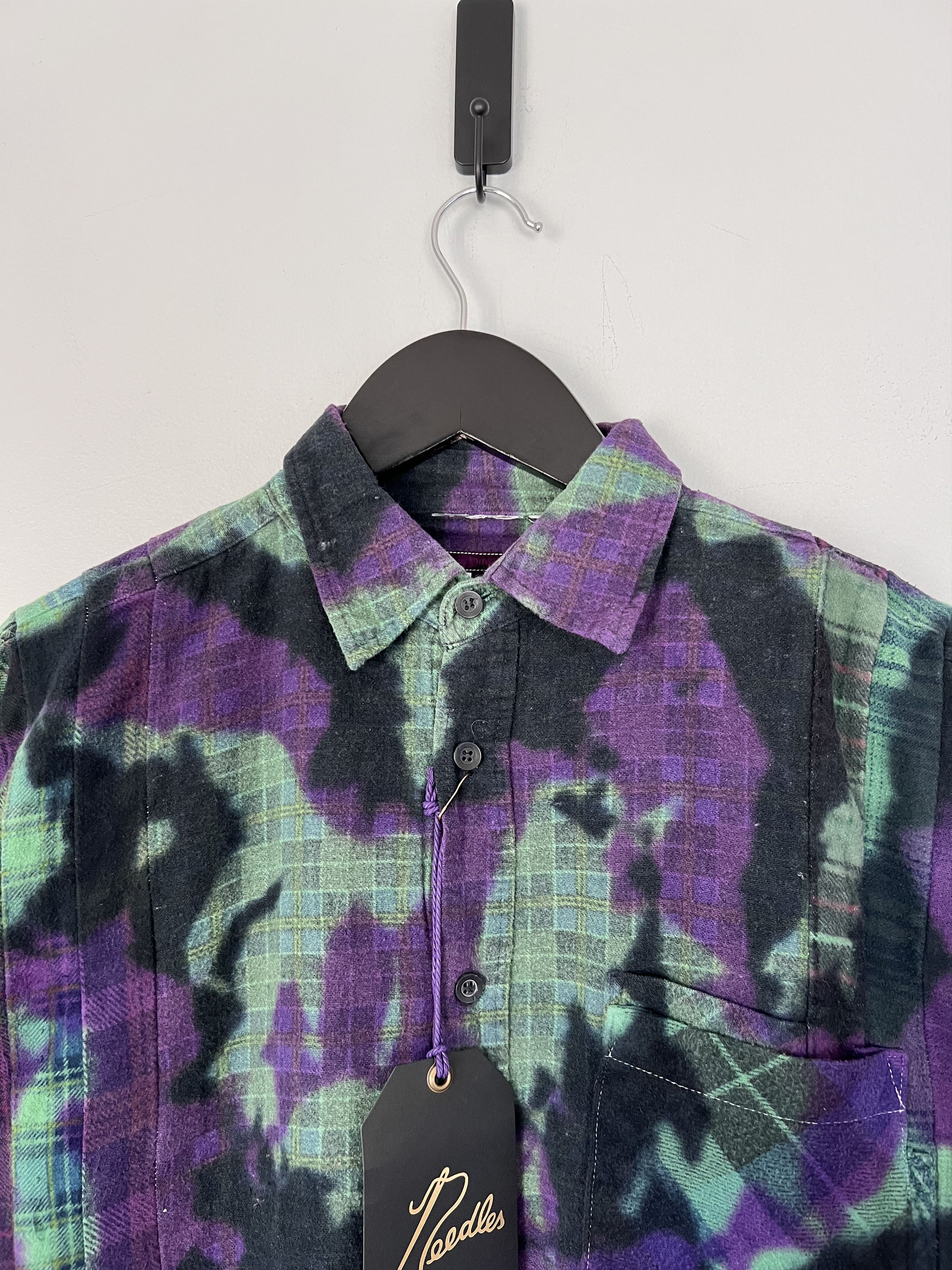 Needles Needles Rebuild 7 Cuts Flannel in Tie Dye Size US XL / EU 56 / 4 - 2 Thumbnail