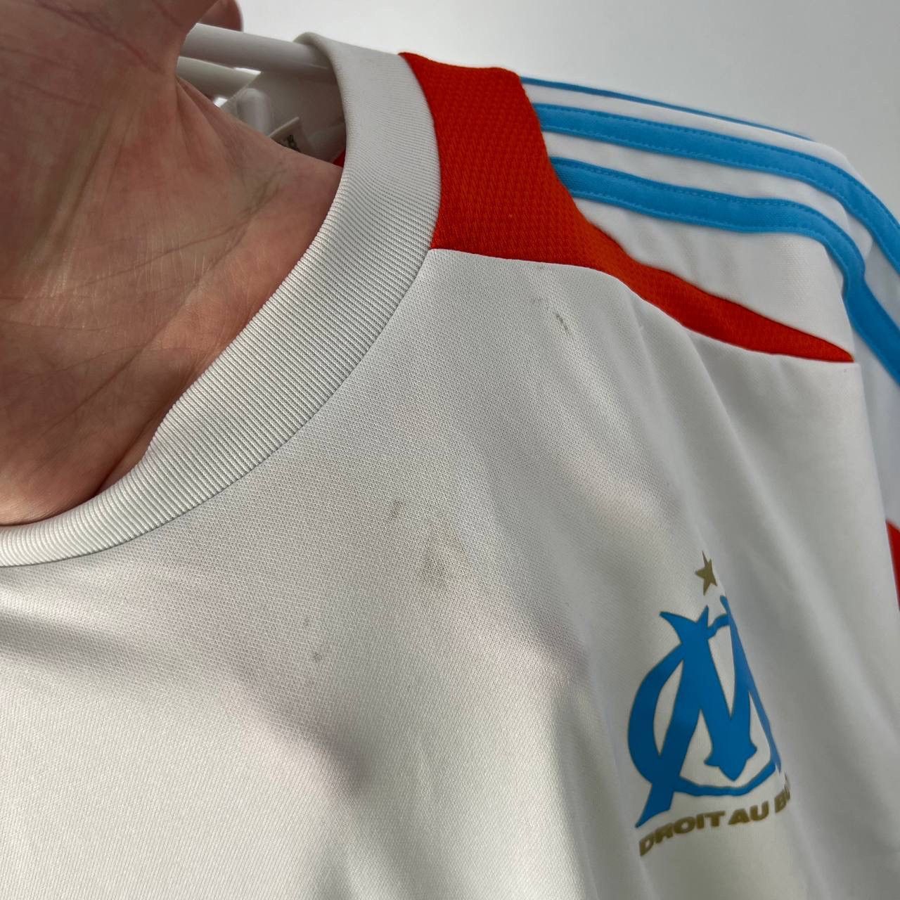 Adidas Vintage Adidas Marseille Home Soccer Jersey Blokecore Style Size US S / EU 44-46 / 1 - 4 Thumbnail