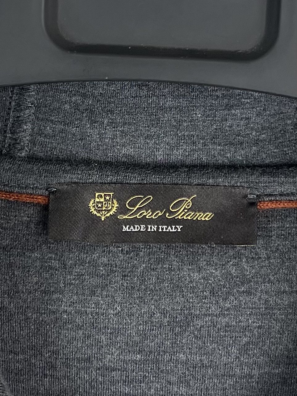 Loro Piana LORO PIANA Hoodie Sweater Virgin Wool Gray Men’s Size US L / EU 52-54 / 3 - 6 Thumbnail