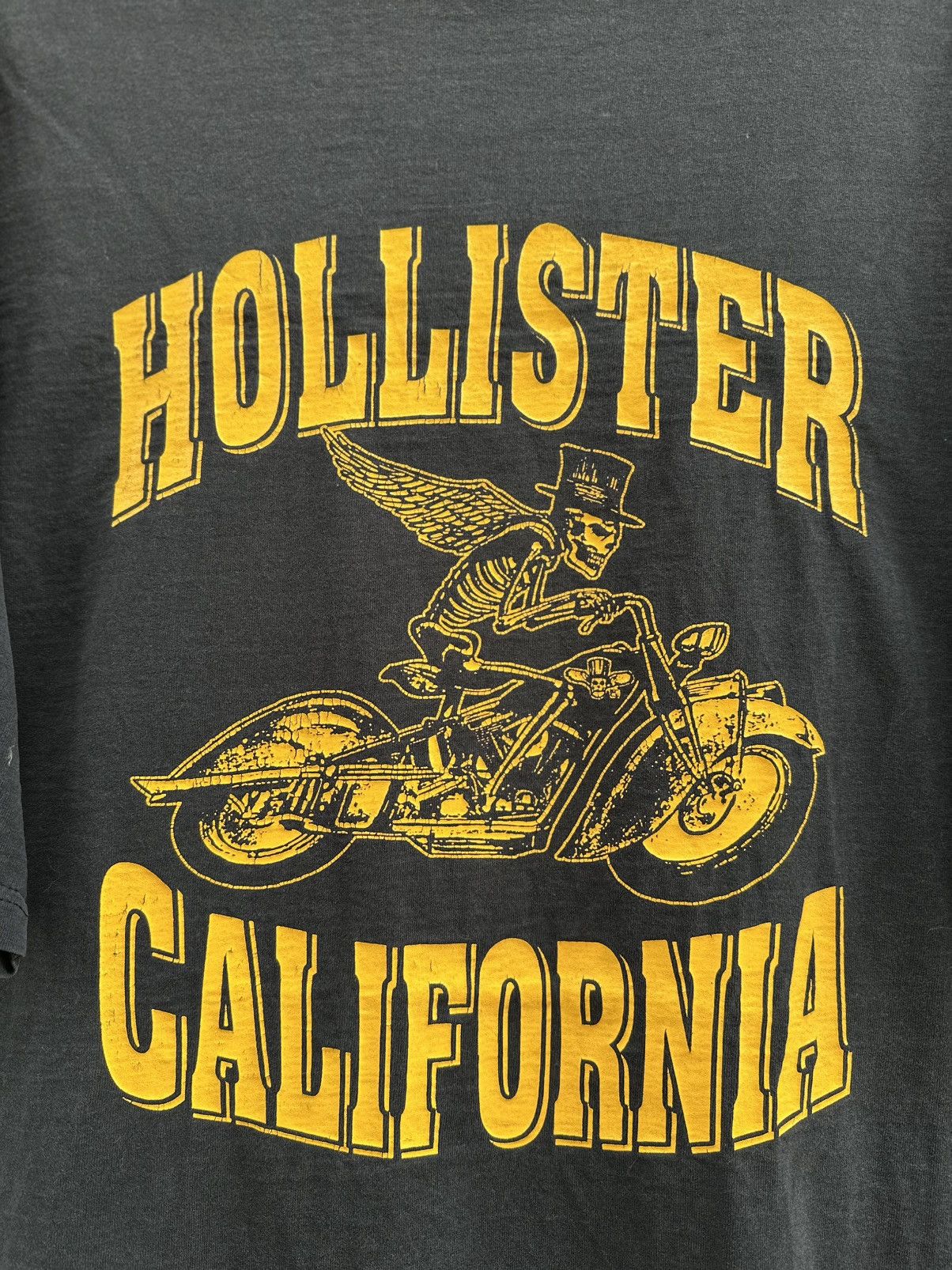 Harley Davidson Thrashed Vintage 90s Top Hatters Motorcyle Club Faded Grunge Size US XL / EU 56 / 4 - 3 Thumbnail