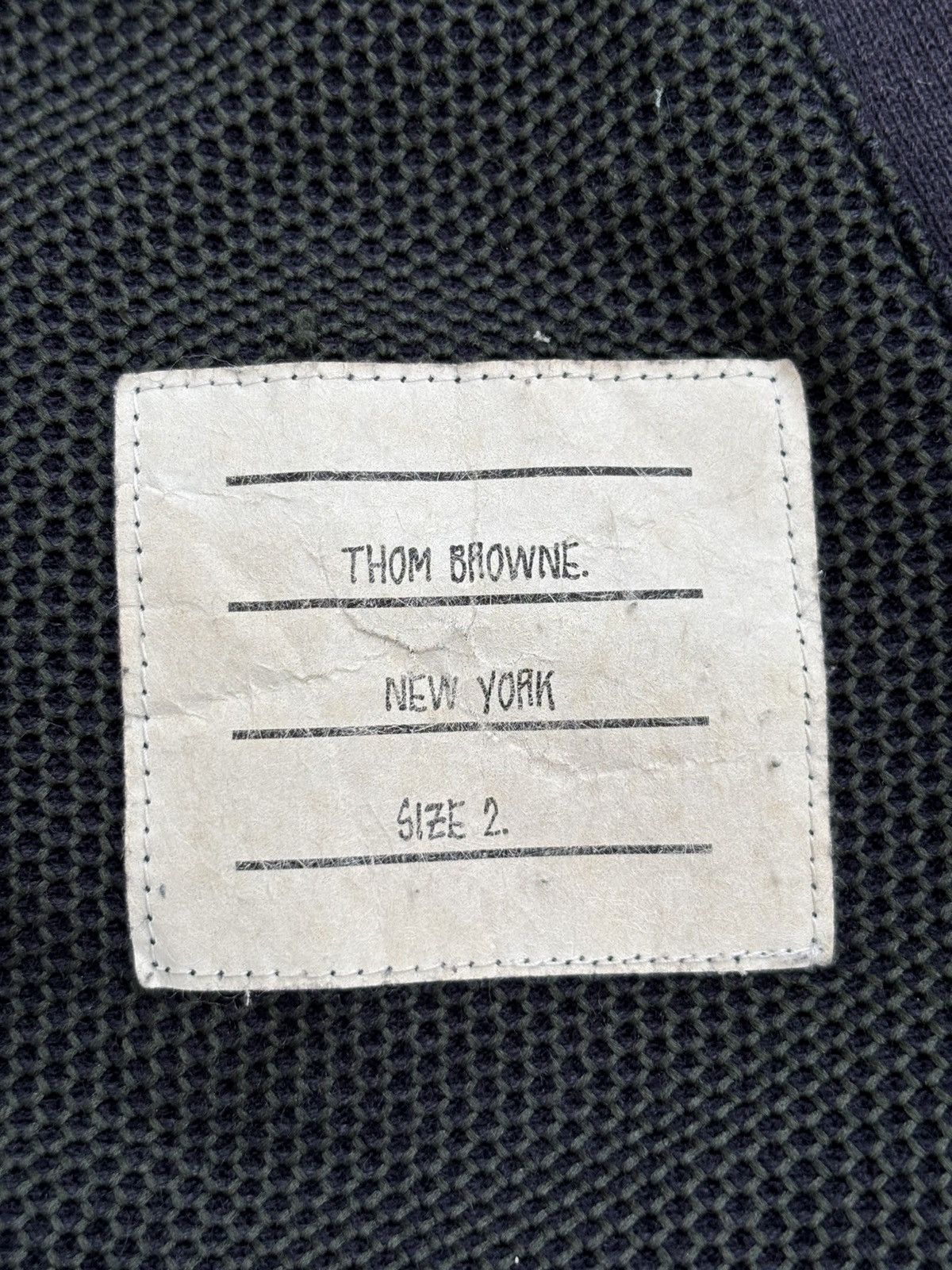 Thom Browne Two Tone Mesh Zip Hoodie Size US M / EU 48-50 / 2 - 6 Thumbnail