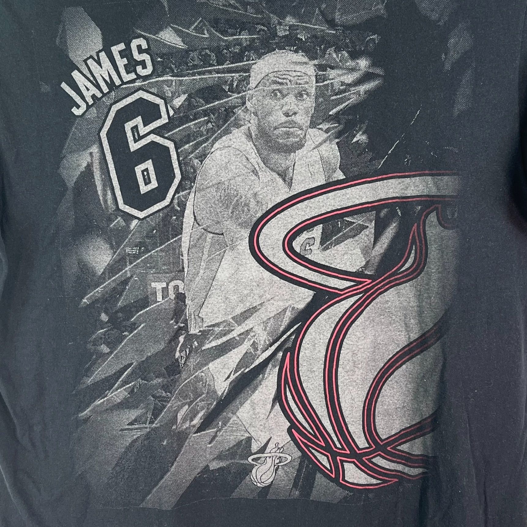 Adidas adidas Lebron James 6 Mens Short Sleeves Crew Neck Black Graphic T Shirt Size 2X Size US XXL / EU 58 / 5 - 2 Thumbnail