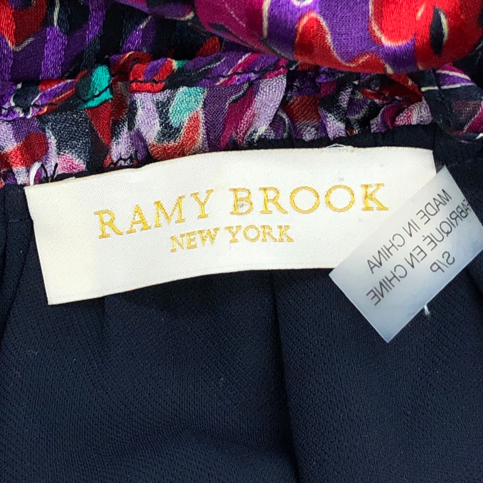 Ramy Brook Ramy Brook Sz S Top Luanne Leaf Stripe Print Ruffled Keyhole Size S / US 4 / IT 40 - 12 Thumbnail