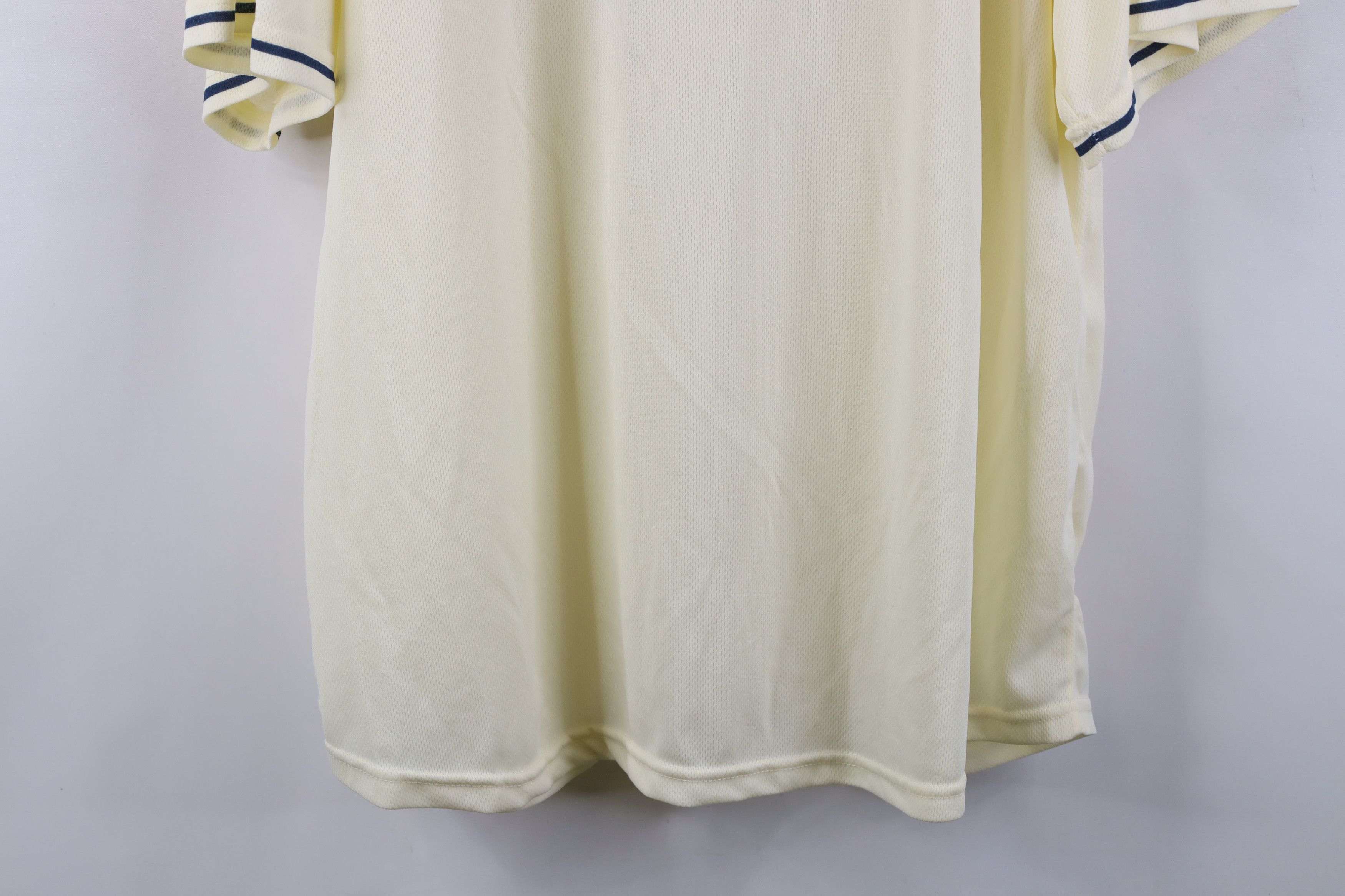 Vintage Vintage Y2K Negro League Detroit Stars Baseball Jersey Cream Size US XXL / EU 58 / 5 - 13 Thumbnail