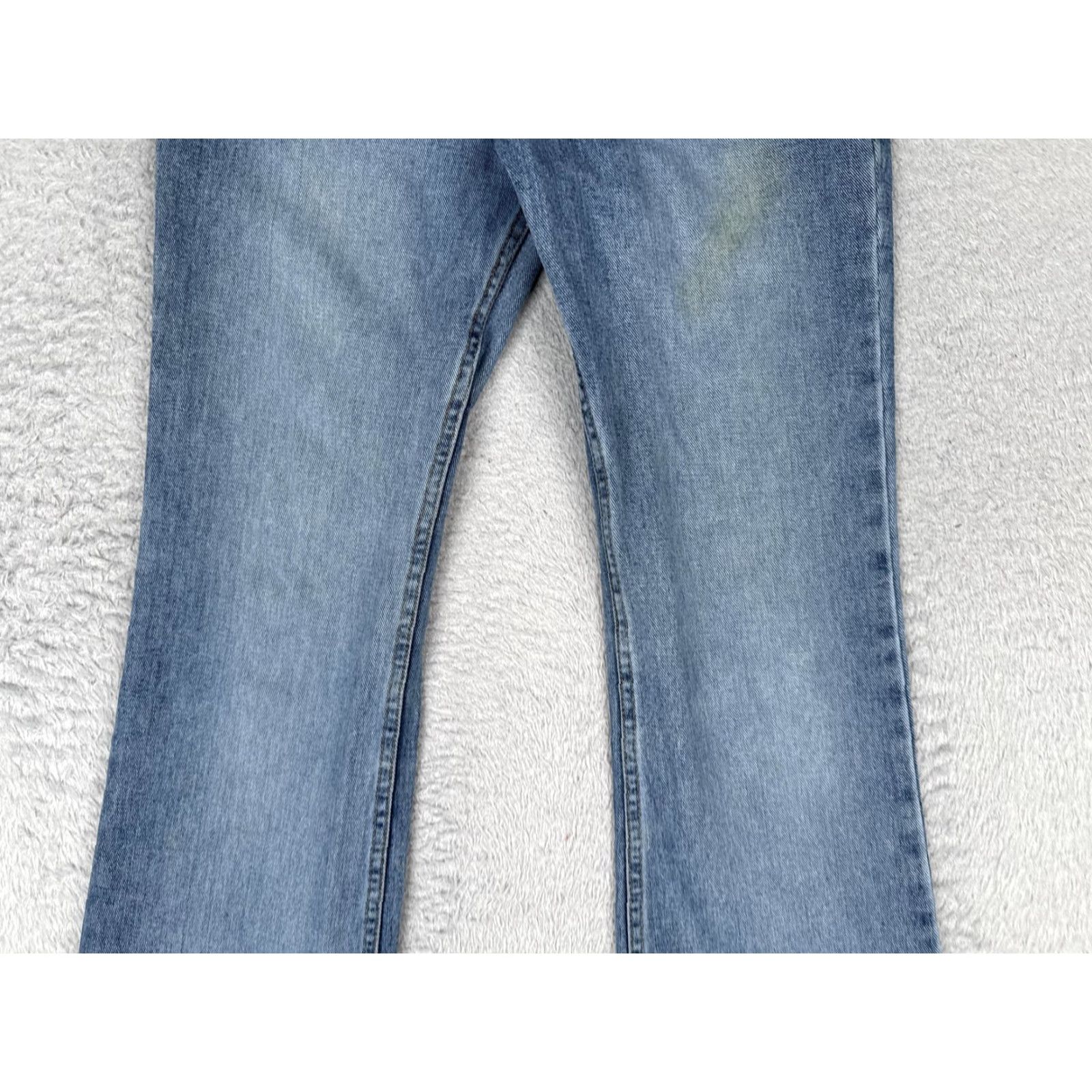 Vintage LEI Jeans Bootcut Juniors 5 Blue Medium Wash Mid Rise 5-Pocket Denim Size 27" / US 4 / IT 40 - 3 Thumbnail