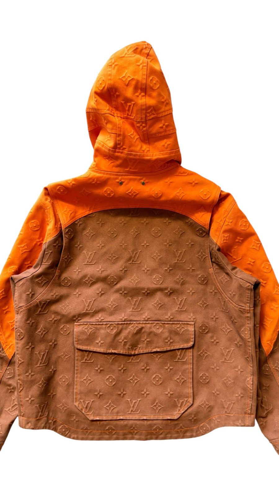 Louis Vuitton Louis Vuitton Carpenter 54 Hooded Denim Jacket 3D Monogram Size US L / EU 52-54 / 3 - 7 Thumbnail