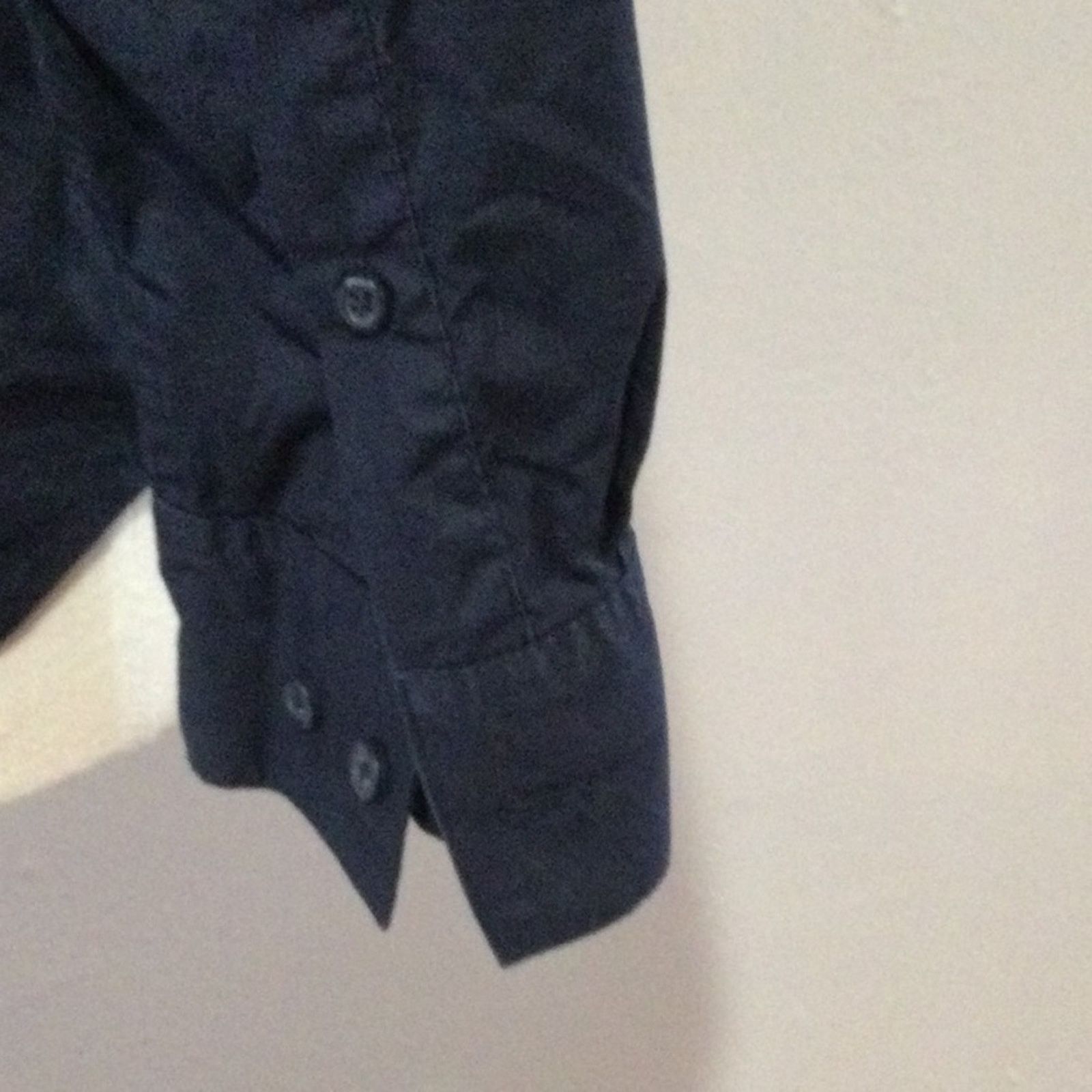 Alexander Julian Alexander Julian Stretch Navy Button Up Collar Shirt Size M Size M / US 6-8 / IT 42-44 - 8 Thumbnail