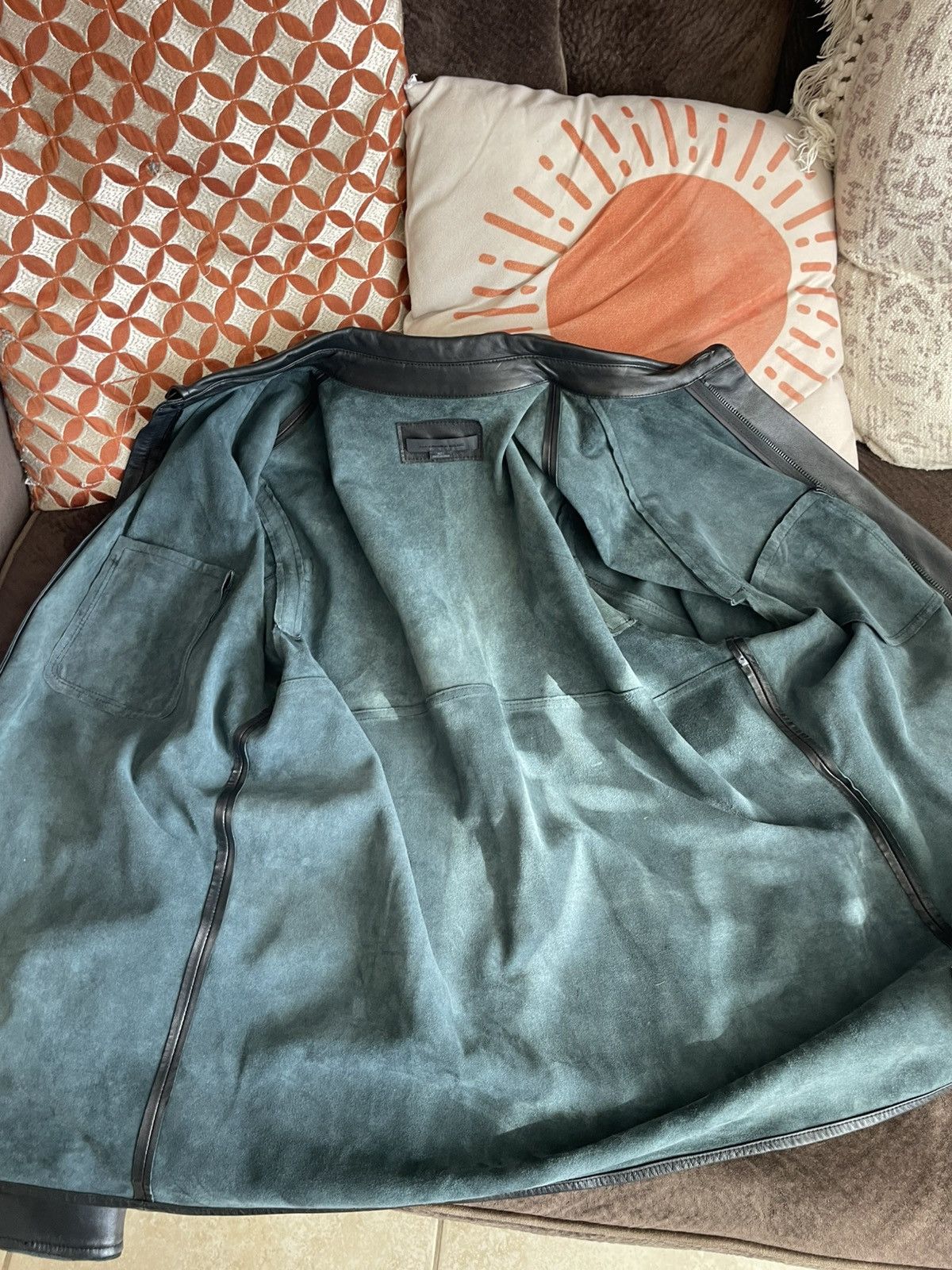 Alexander Wang 100% Lambskin Leather Shirt Jacket Size US L / EU 52-54 / 3 - 10 Thumbnail