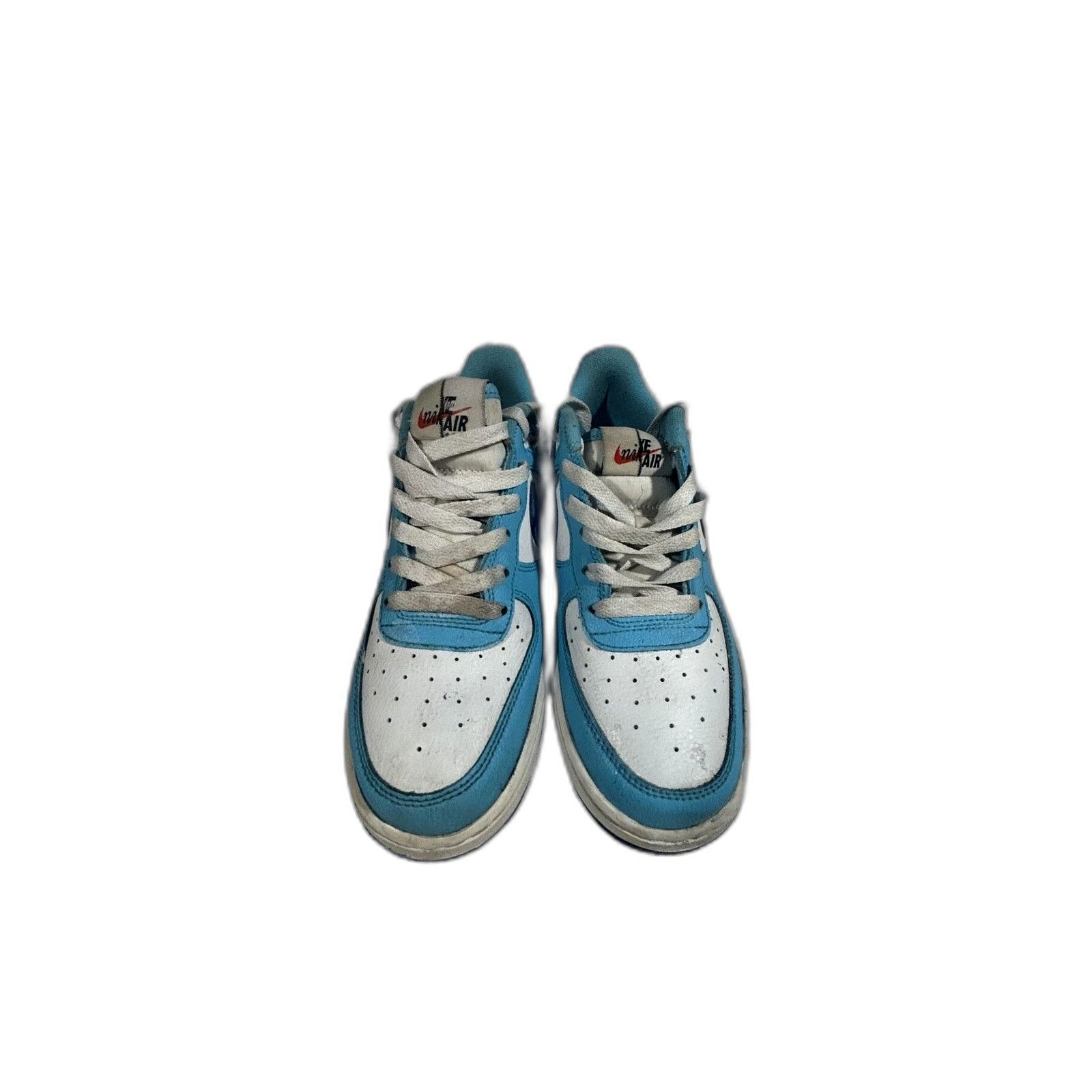 Nike Nike Air Force 1 LV8 2 GS AF1 Split Light Photo Blue Kids Sn Size US XXS / EU 40 - 7 Thumbnail