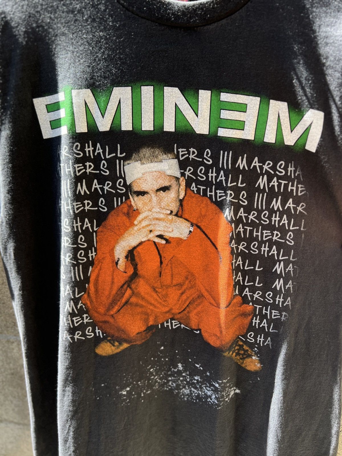 Vintage Rare 2000 Eminem Criminal Tour Single Stitch Tee Size US XL / EU 56 / 4 - 3 Thumbnail