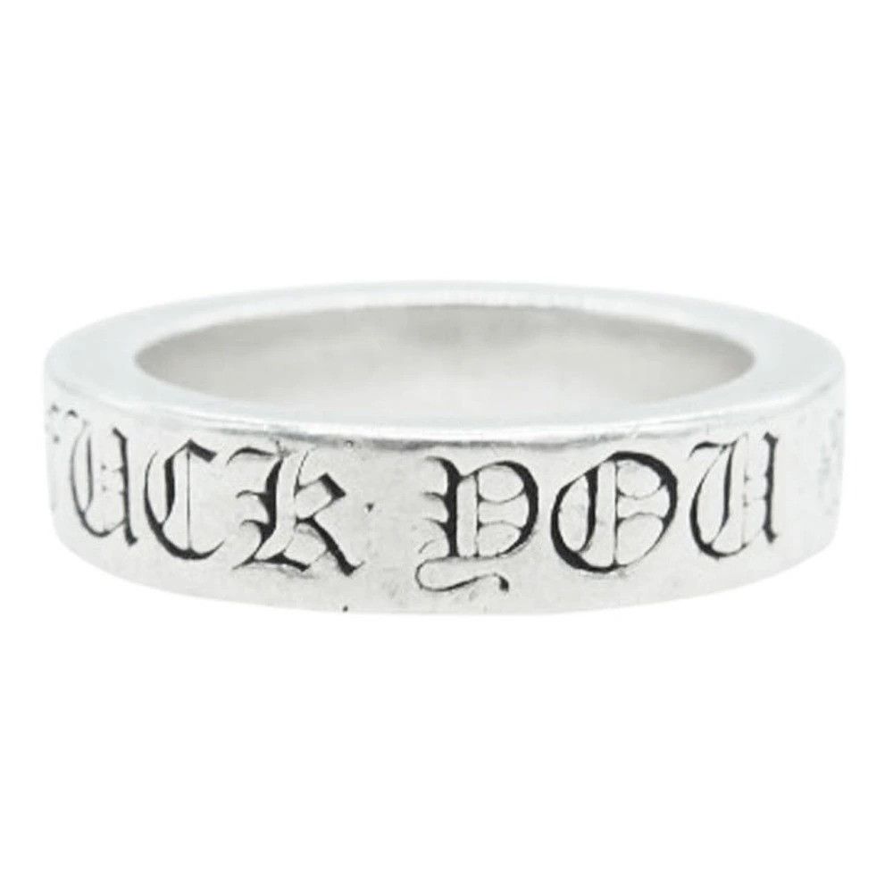 Chrome Hearts OFFER OK! size 9.5 🔥 CHROME HEARTS FUCK YOU 6mm SPACER RING Size ONE SIZE - 2 Thumbnail