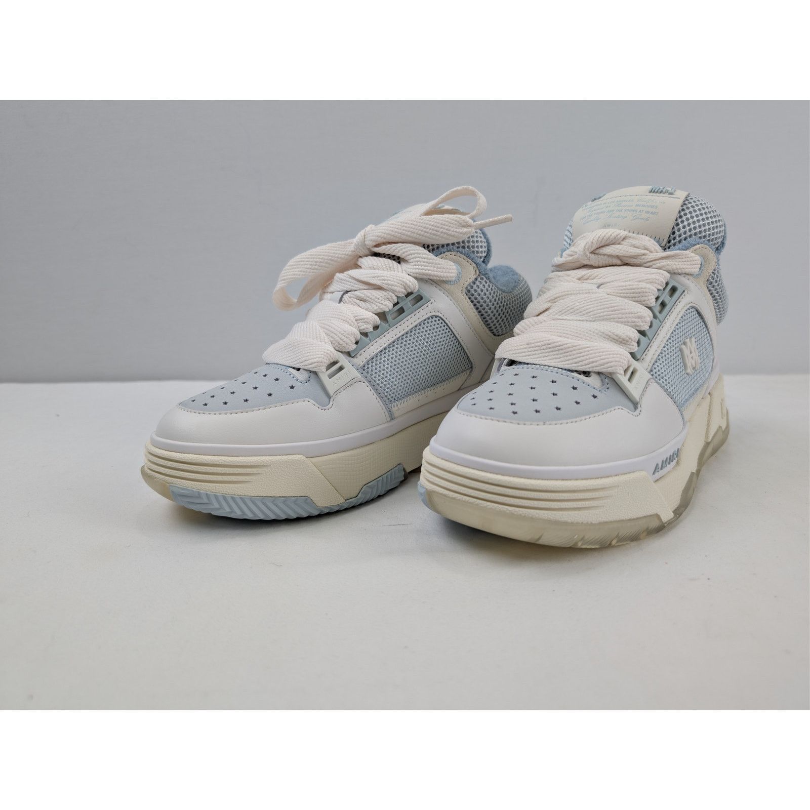 Amiri o1rshd1 MA-1 Sneakers in Ice Blue Size US 7 / IT 37 - 7 Thumbnail