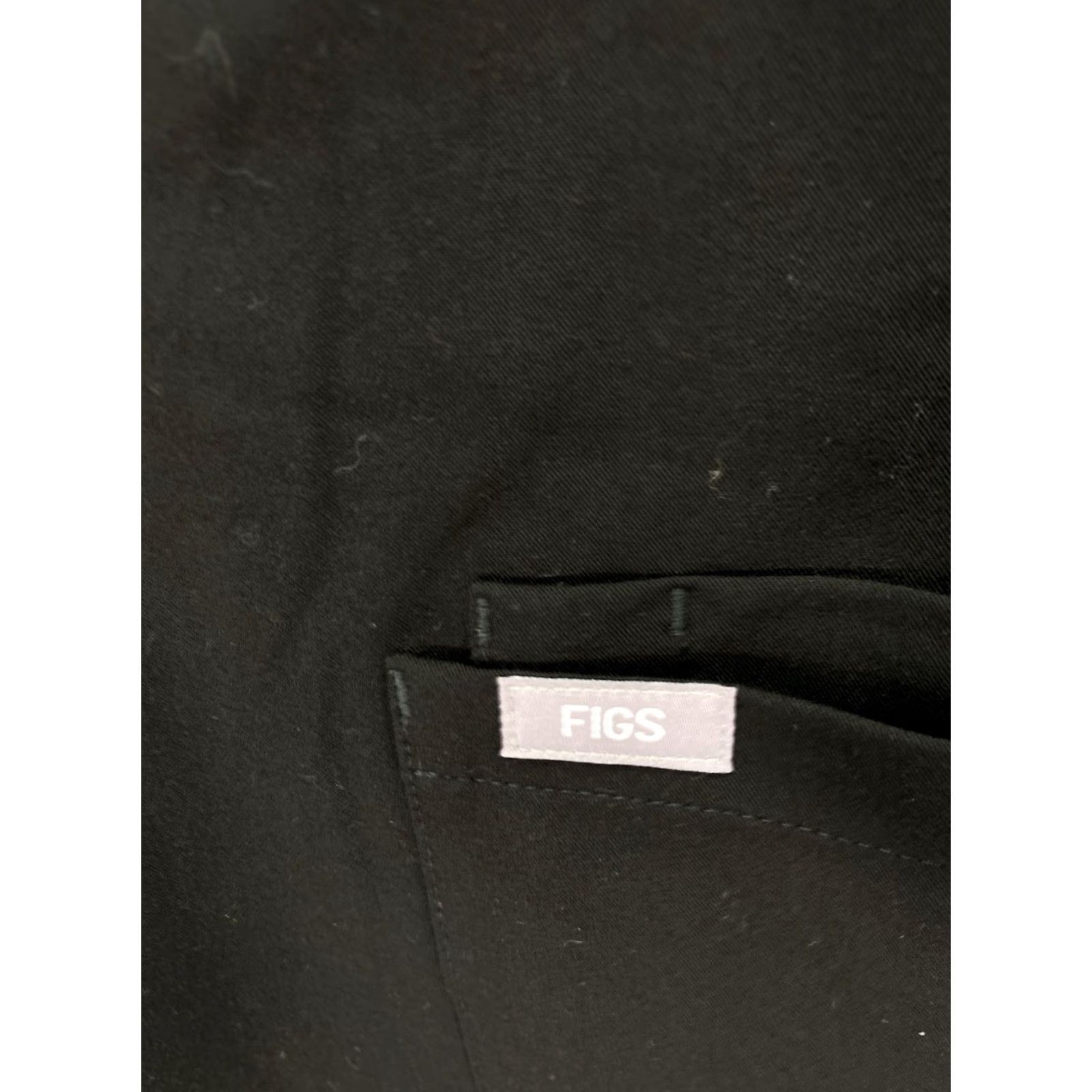 Vintage FIGS Scrubs Shirt Women XL Black Technical Collection Short Sleeve Pocket Shirt Size XL / US 12-14 / IT 48-50 - 4 Thumbnail