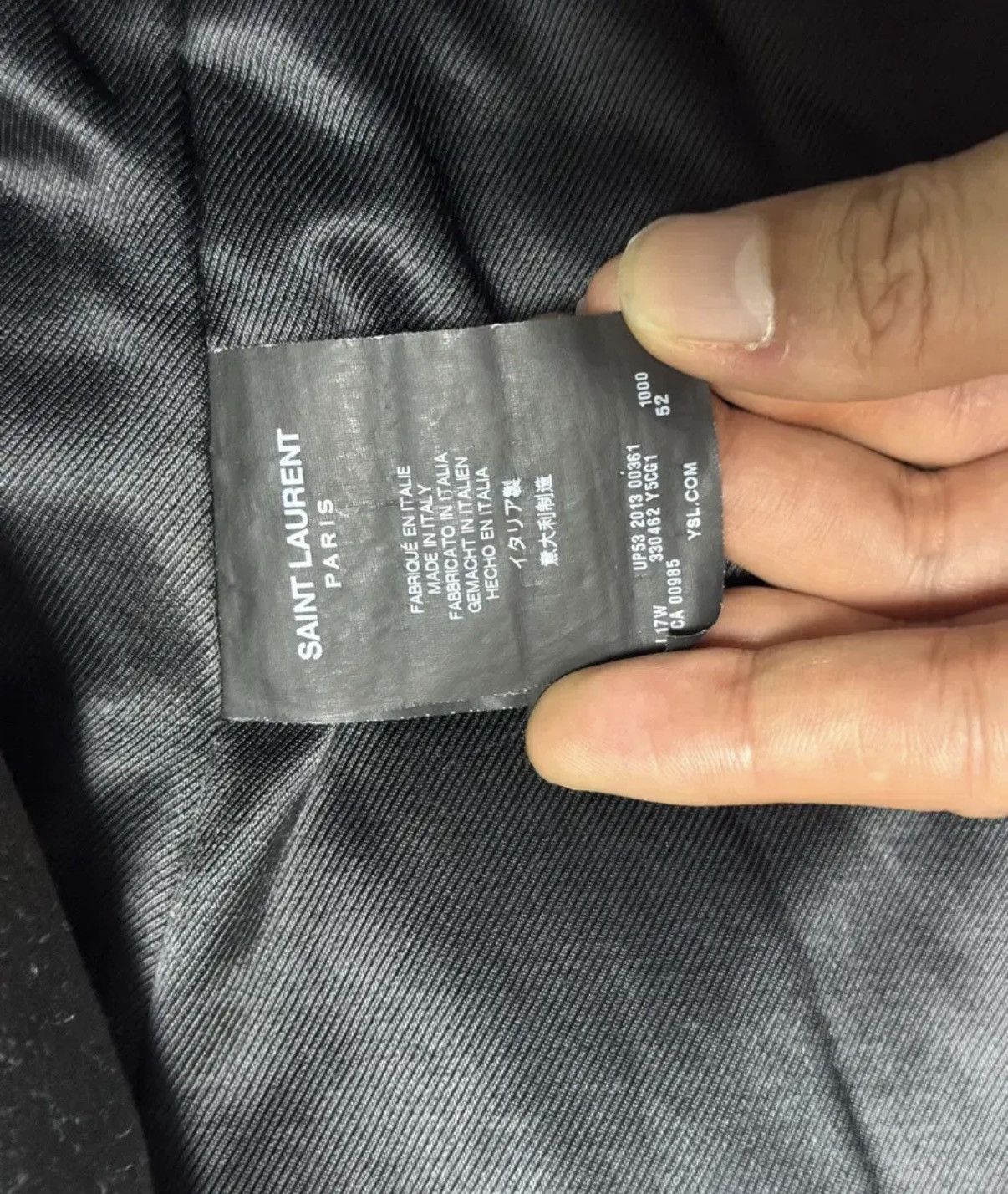 Saint Laurent Paris Saint laurent 13FW heritage distress L17 leather biker sz52 Size US L / EU 52-54 / 3 - 4 Thumbnail