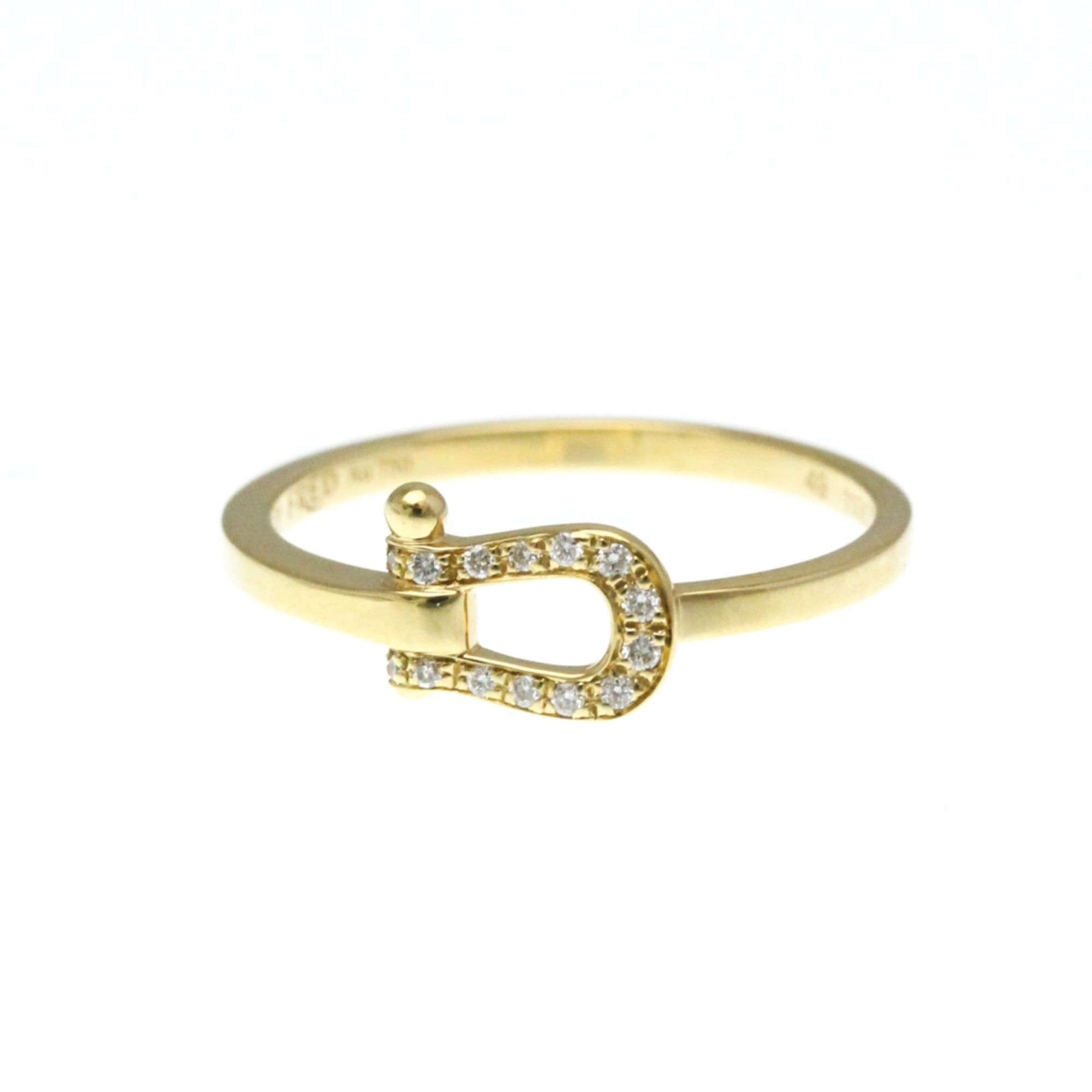 FRED Fred Force 10 Mini Diamond Ring Yellow Gold (18K) Fashion Diamond Band Ring Gold Size ONE SIZE - 1 Thumbnail