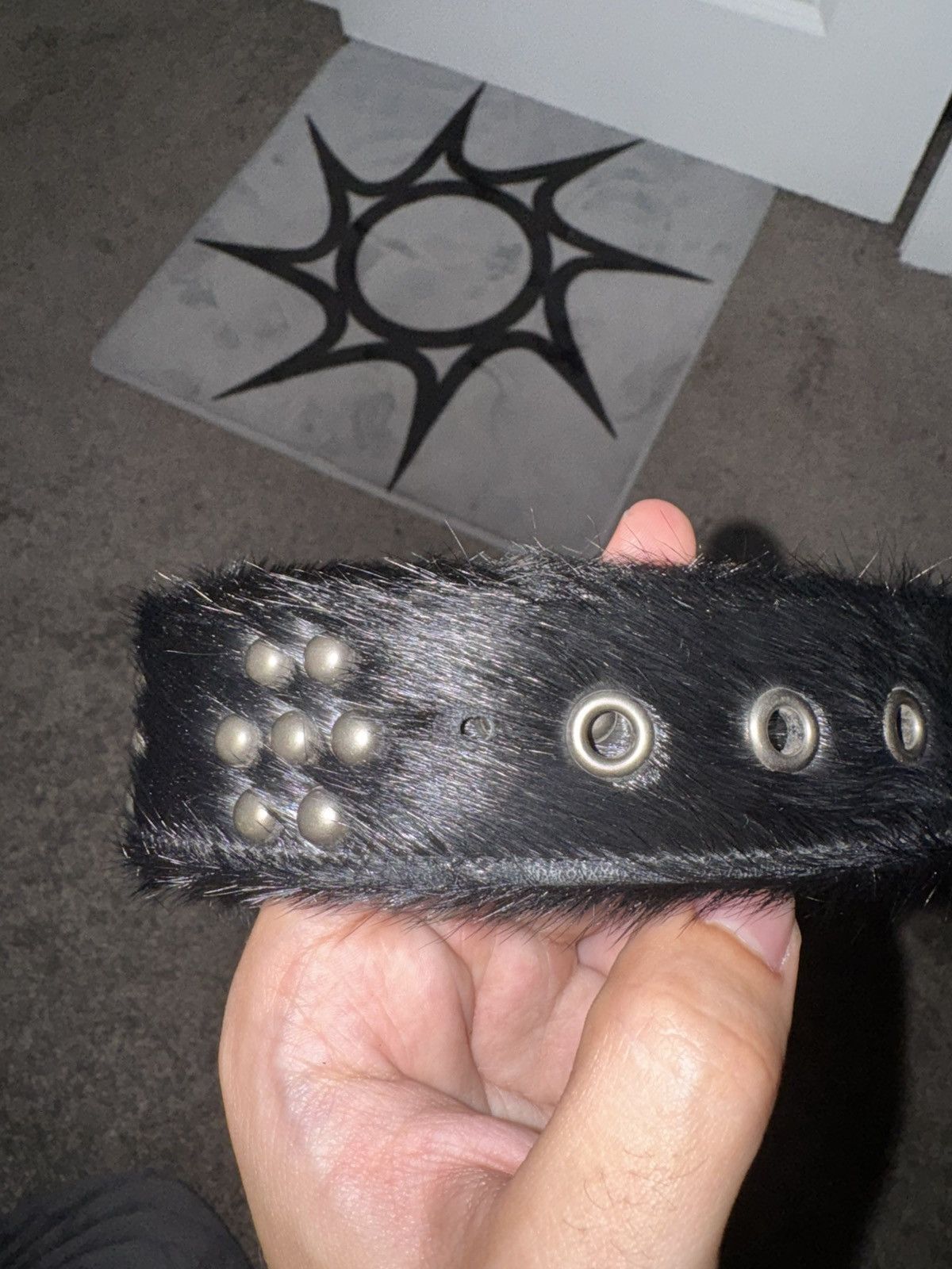 basketcase gallery Basketcase studded fur belt Size ONE SIZE - 6 Thumbnail