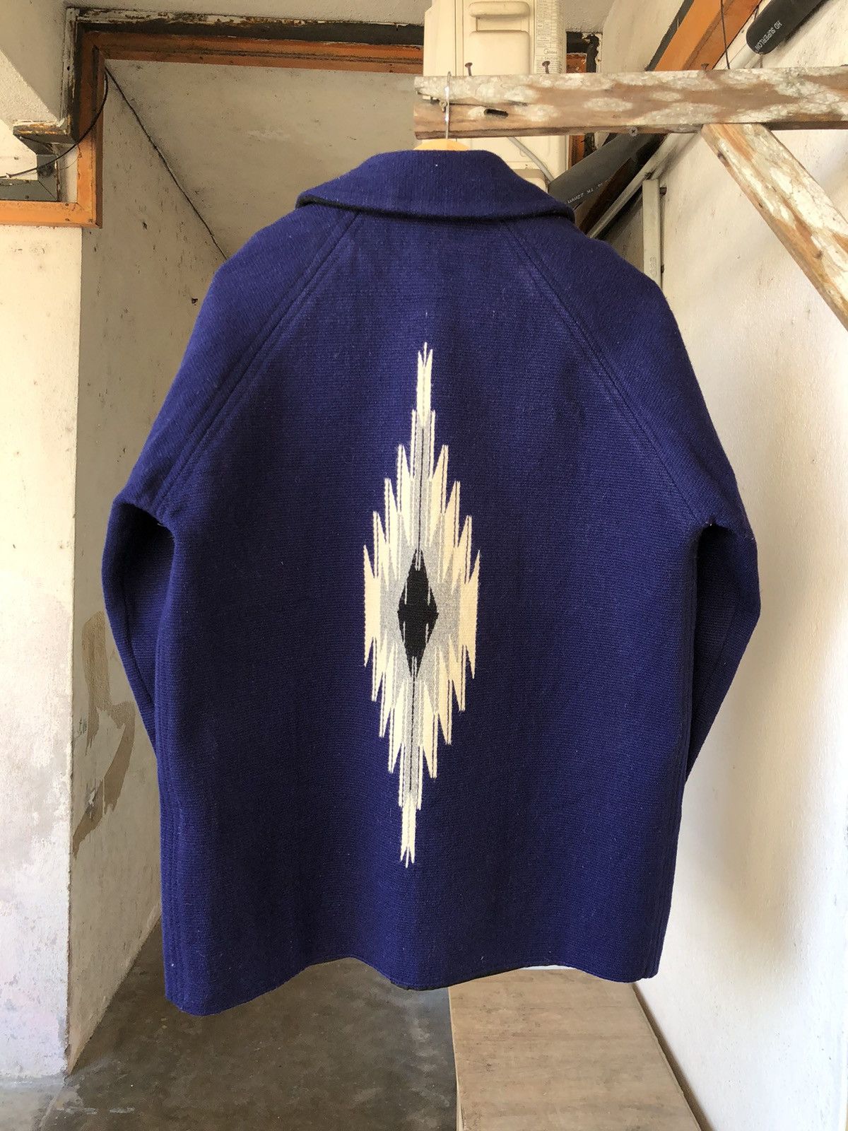 Vintage Rare🔥Vintage Chimayo Centinela HandWoven Wool Heavy Jacket Size US L / EU 52-54 / 3 - 17 Thumbnail