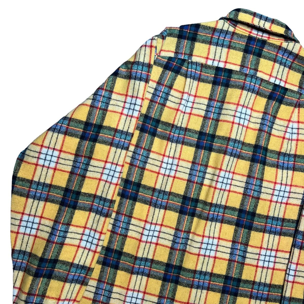 Pendleton × Vintage Vintage Pendleton Plaid Yellow Wool Board Button Up Shirt Size US L / EU 52-54 / 3 - 19 Thumbnail