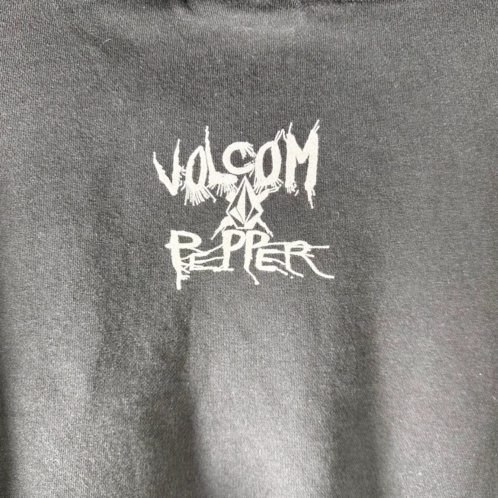 Volcom VINTAGE Volcom Entertainment Pepper Hoodie Mens Black Graphic Pullover Sweatshirt XXL Size US XXL / EU 58 / 5 - 7 Thumbnail