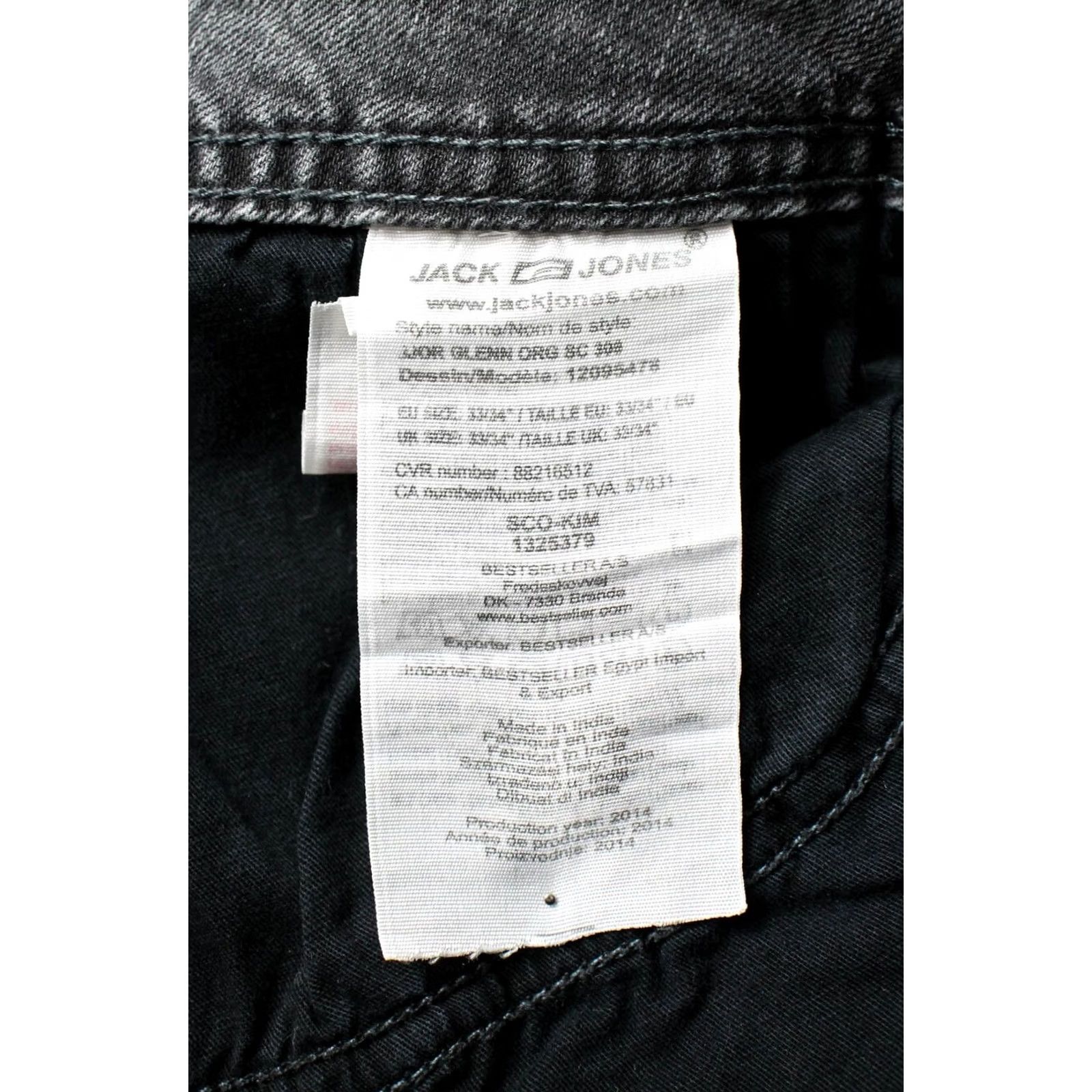 Jack & Jones JACK & JONES Glenn Slim Fit Jeans Men's W33/L34 Zip Fly Grey Denim Slim Everyday Casual Mens Size US 33 - 6 Thumbnail