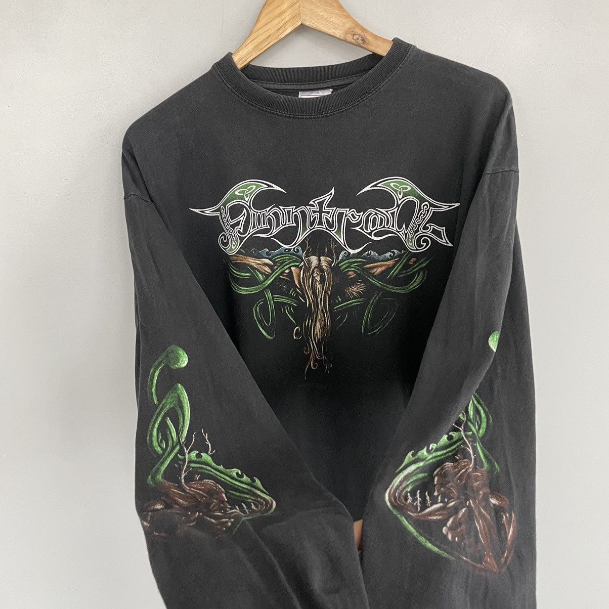 Band Tees × Vintage Vintage 2004 Finntroll Longsleeve t shirt like Korpiklaani Size US XL / EU 56 / 4 - 6 Thumbnail
